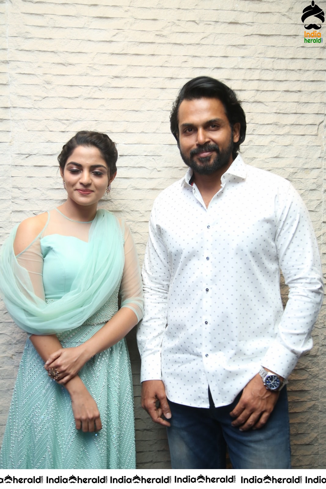 Actor Karthi Latest Stills with Nikhila for Thambi Movie Promotions Set 2