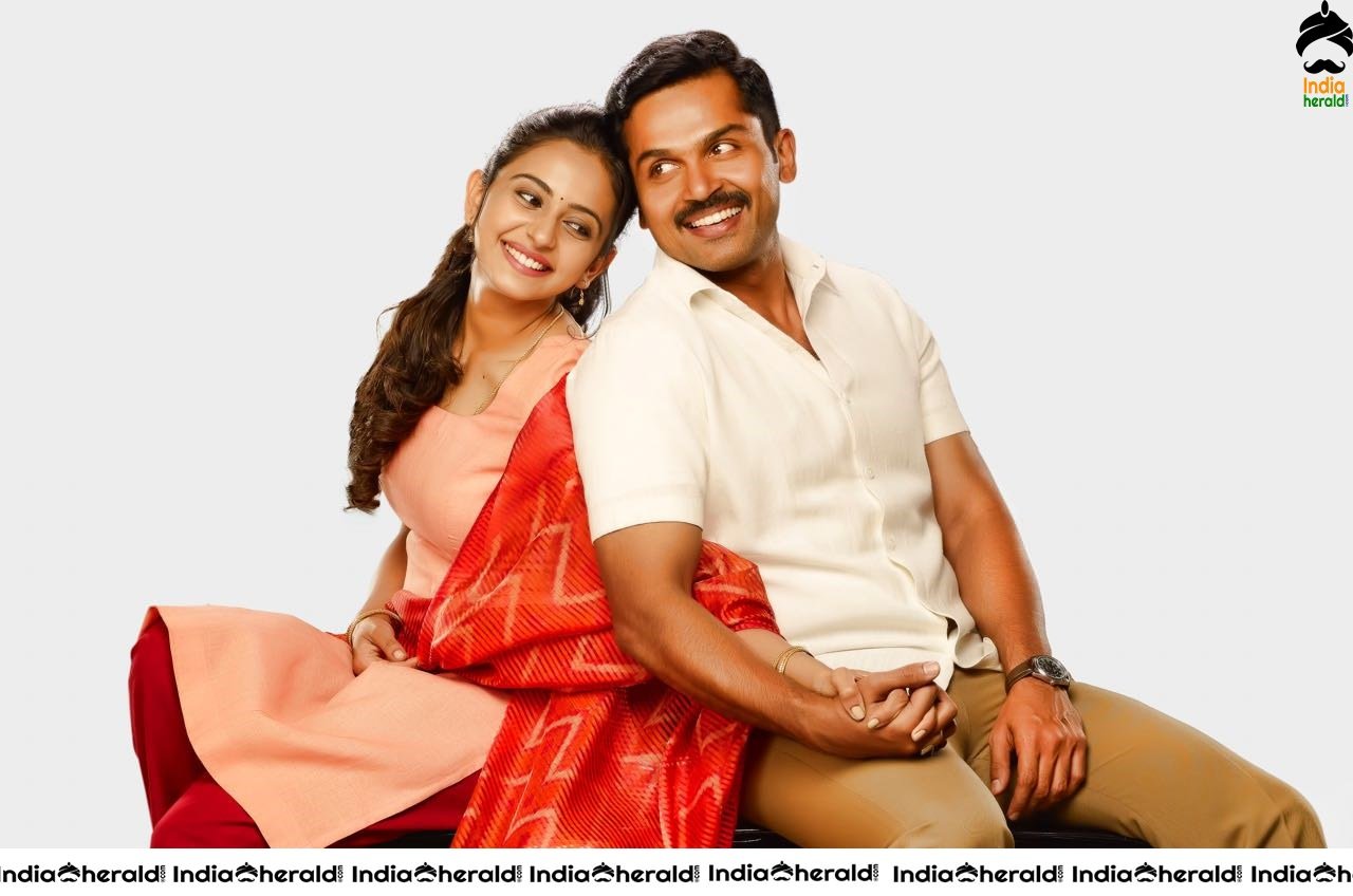 Actor Karthi Photos along with Hot Rakul Preet Set 1