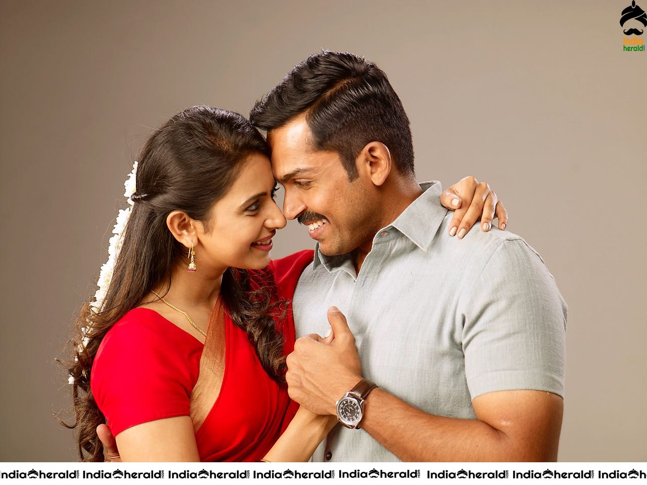 Actor Karthi Photos along with Hot Rakul Preet Set 1