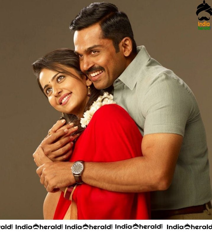 Actor Karthi Photos along with Hot Rakul Preet Set 1