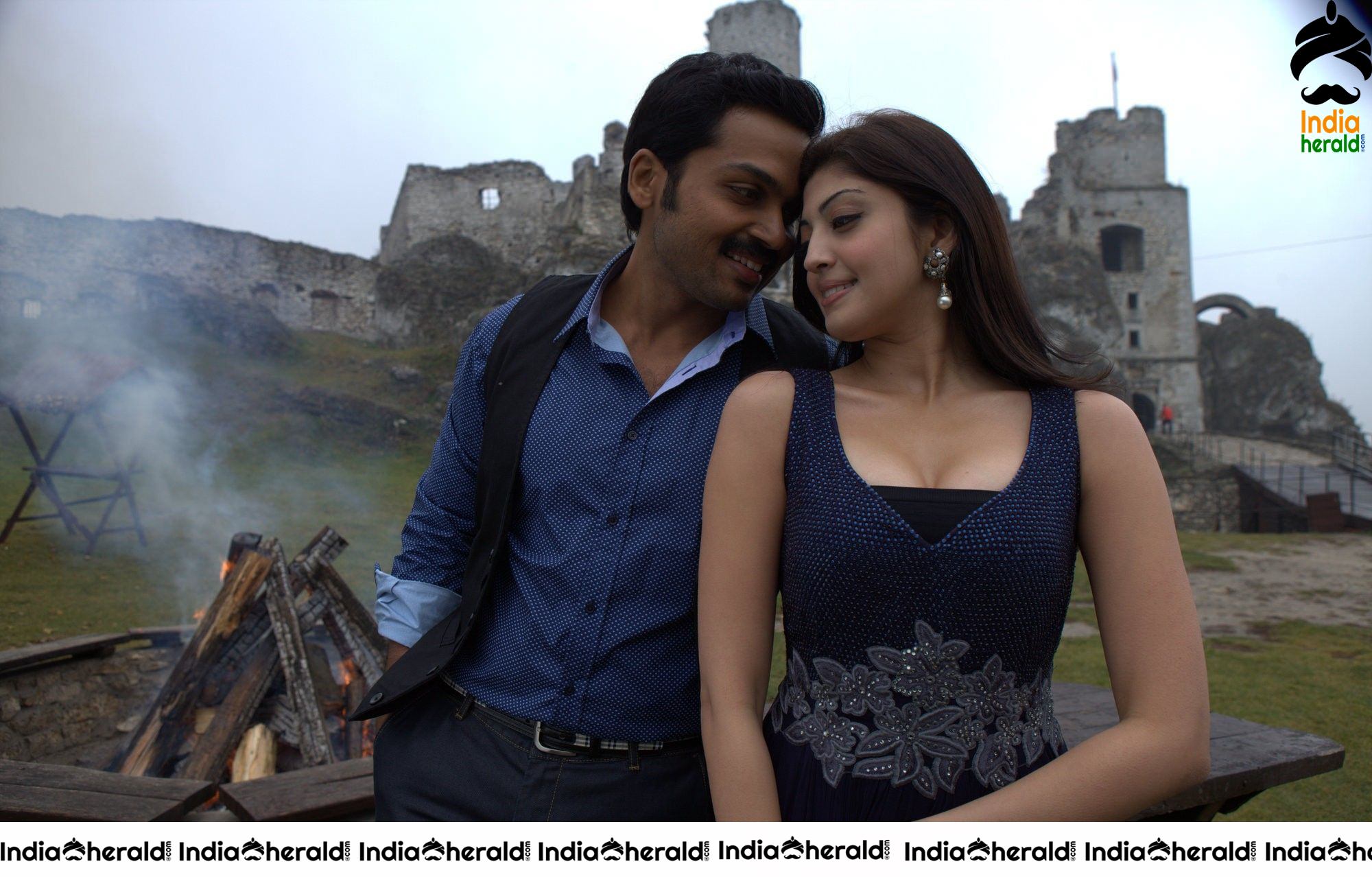 Actor Karthi Unseen Stills with Pranitha from early days Set 2