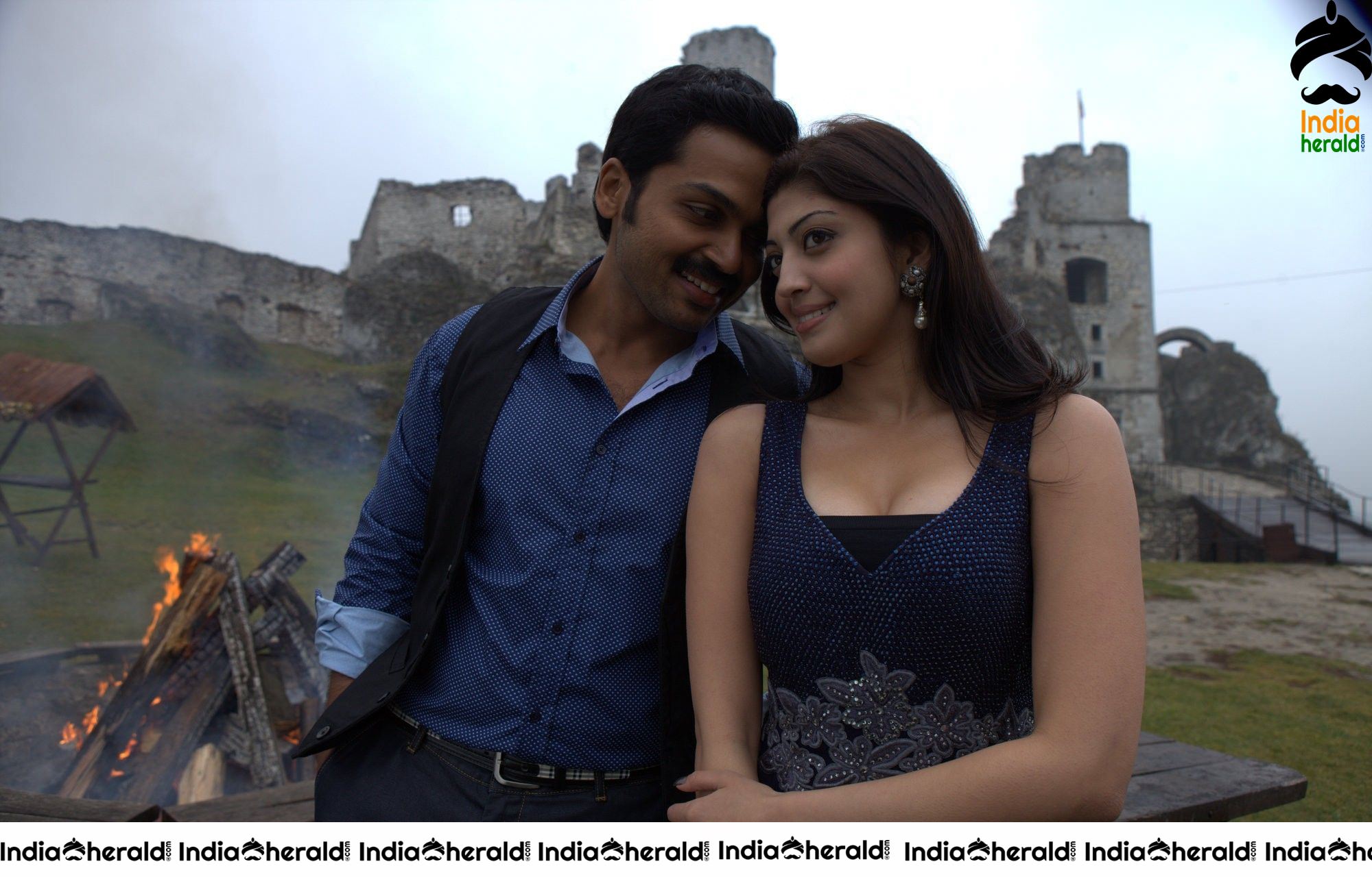 Actor Karthi Unseen Stills with Pranitha from early days Set 3