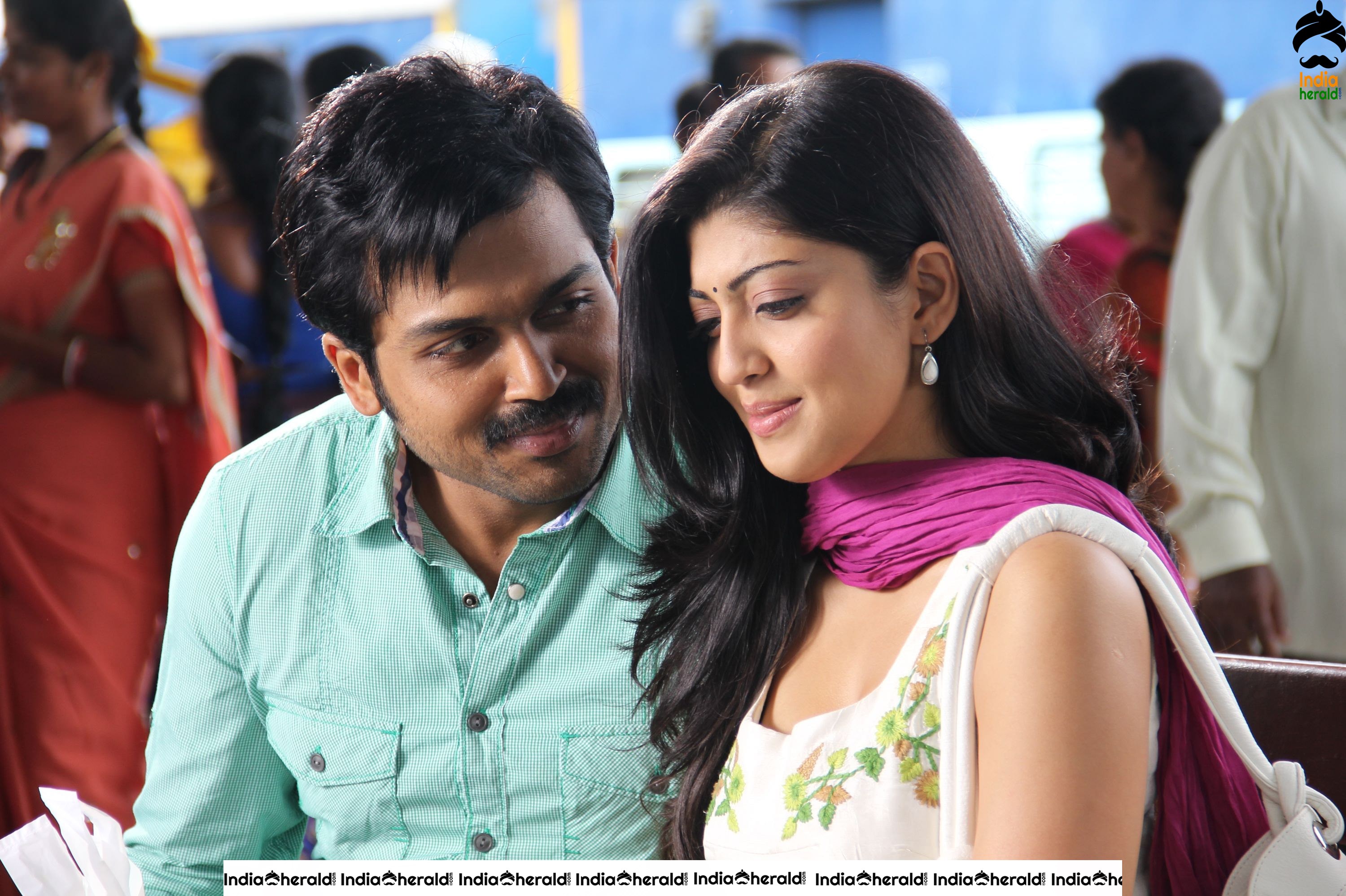 Actor Karthi Unseen Stills with Pranitha from early days Set 5