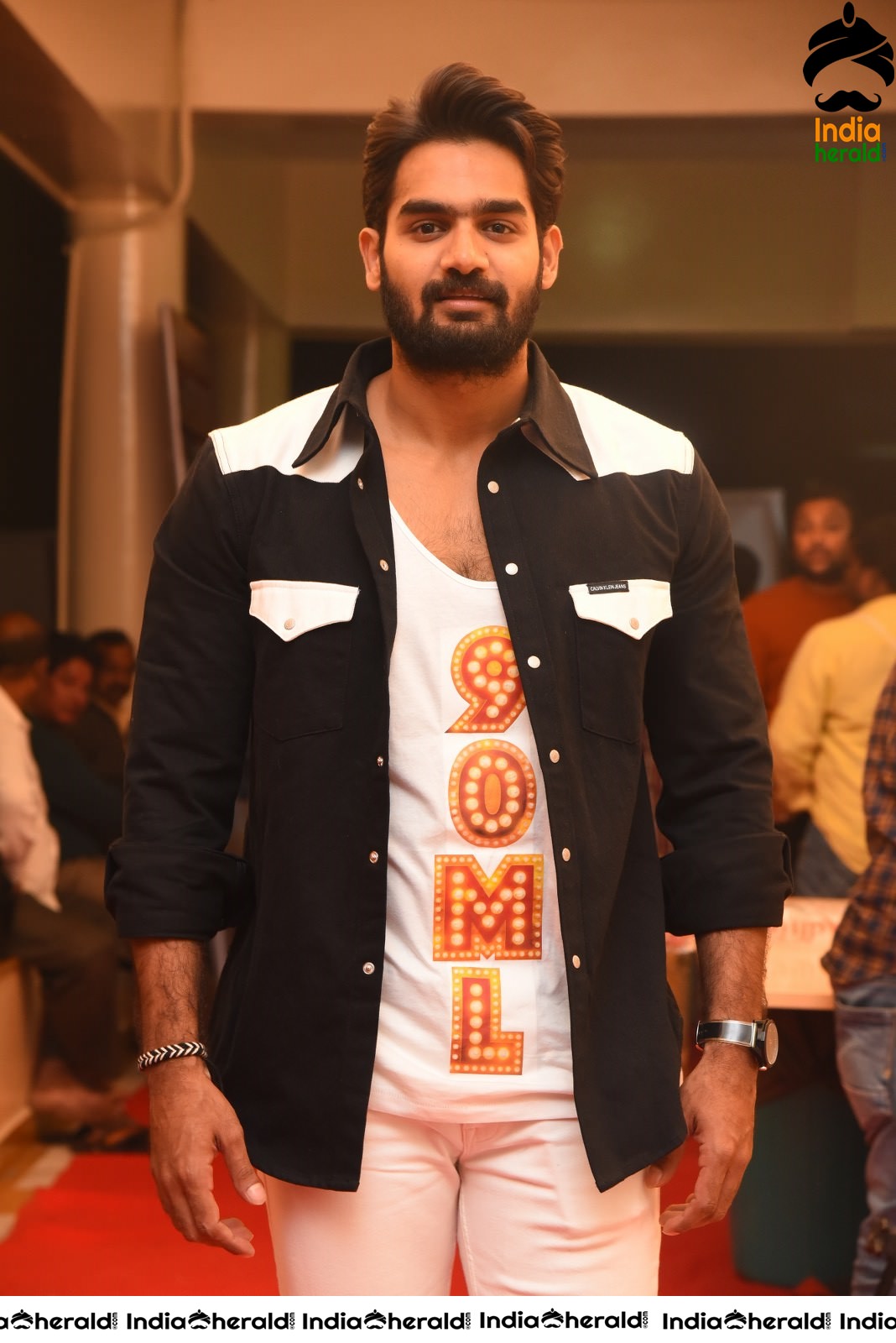 Actor Karthikeya Latest Stills at 90ML Pre Release Event Set 1