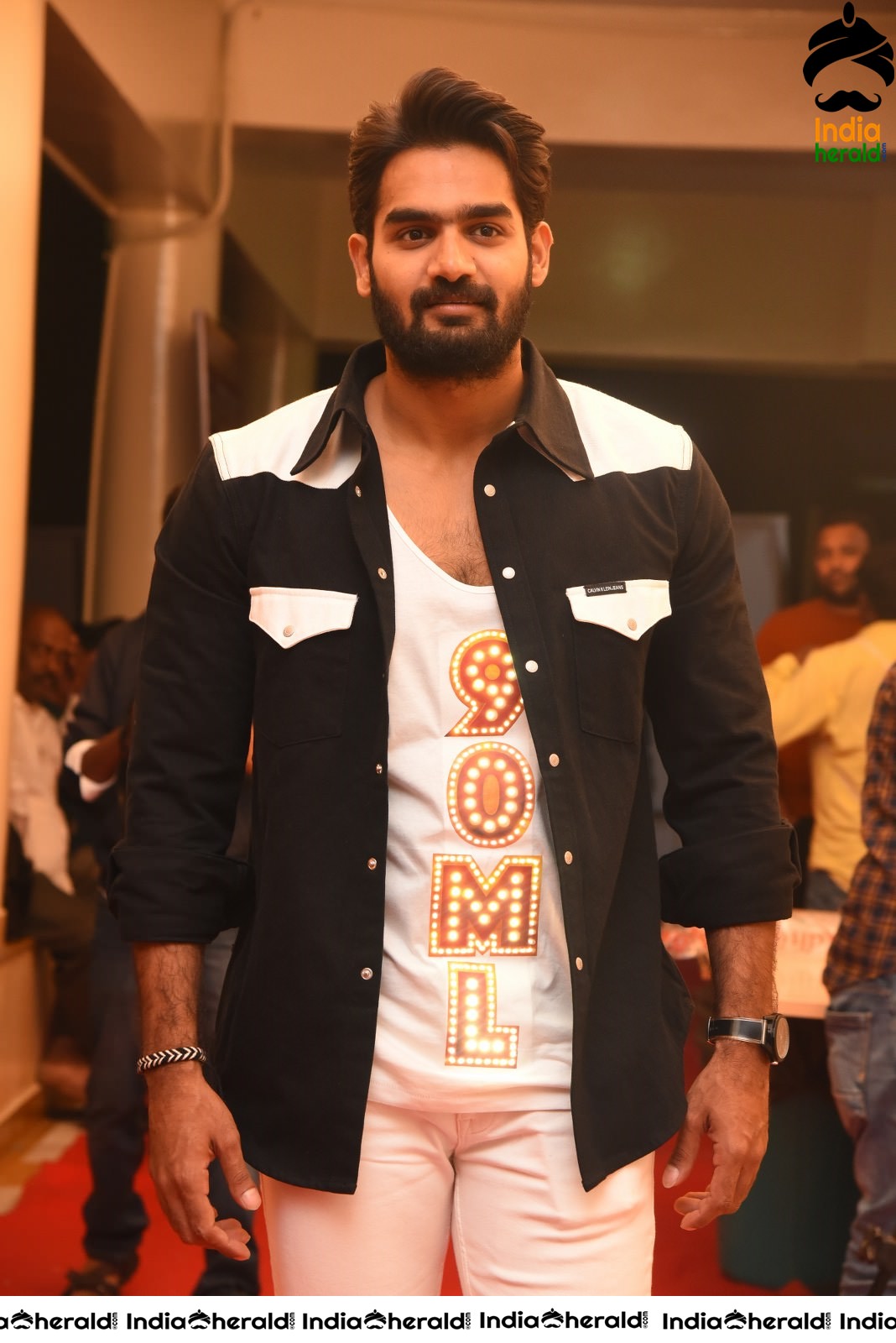 Actor Karthikeya Latest Stills at 90ML Pre Release Event Set 1