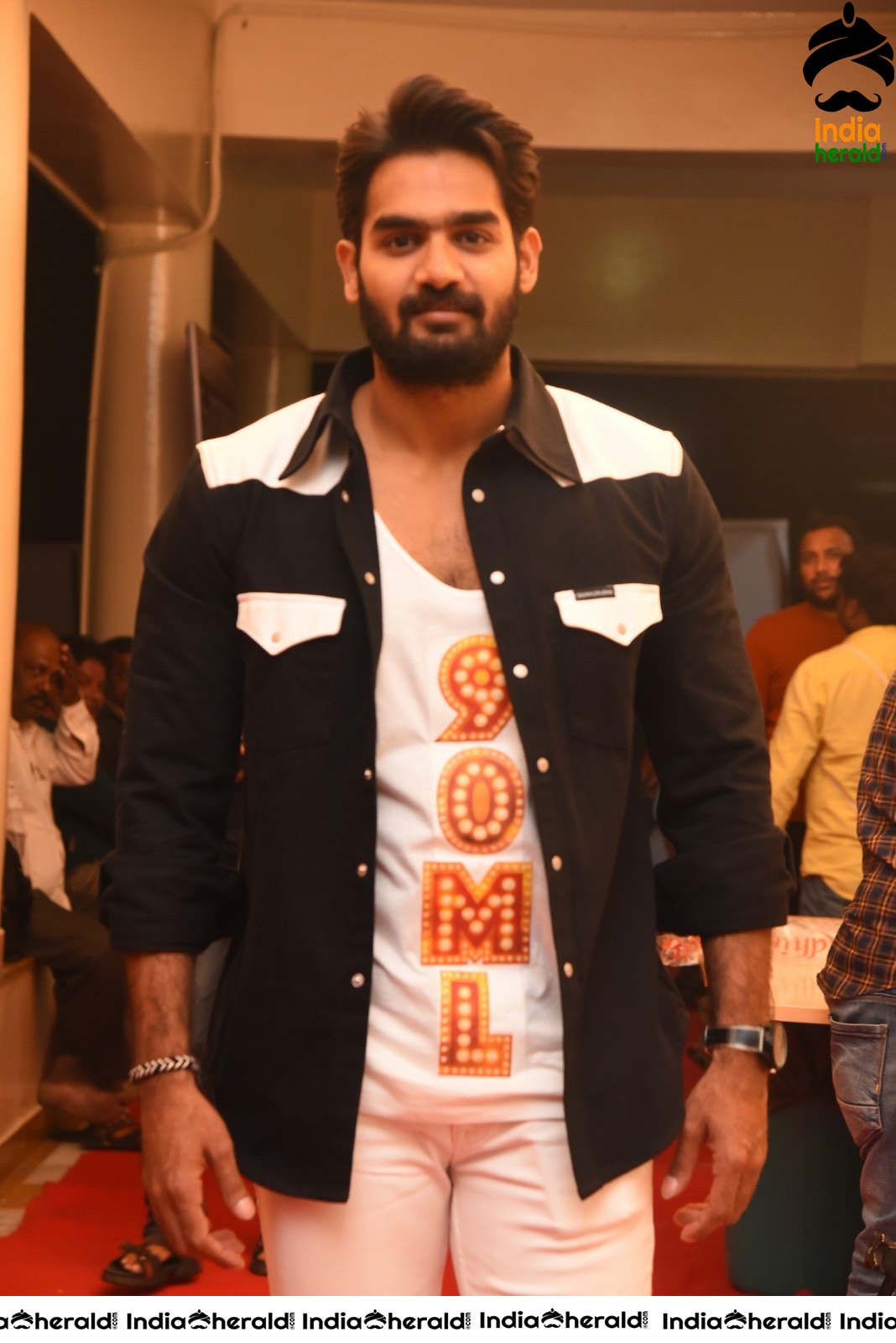 Actor Karthikeya Latest Stills at 90ML Pre Release Event Set 1