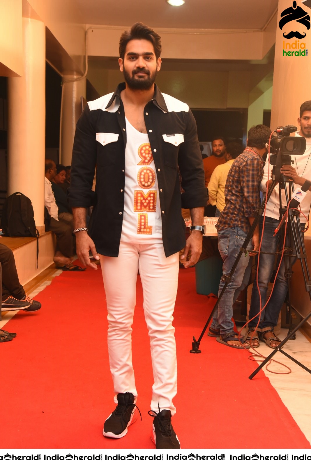 Actor Karthikeya Latest Stills at 90ML Pre Release Event Set 1