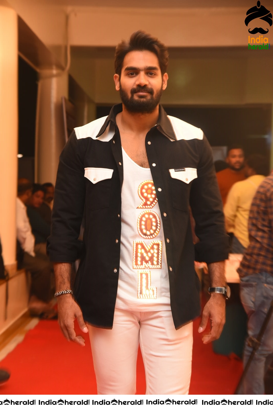 Actor Karthikeya Latest Stills at 90ML Pre Release Event Set 1