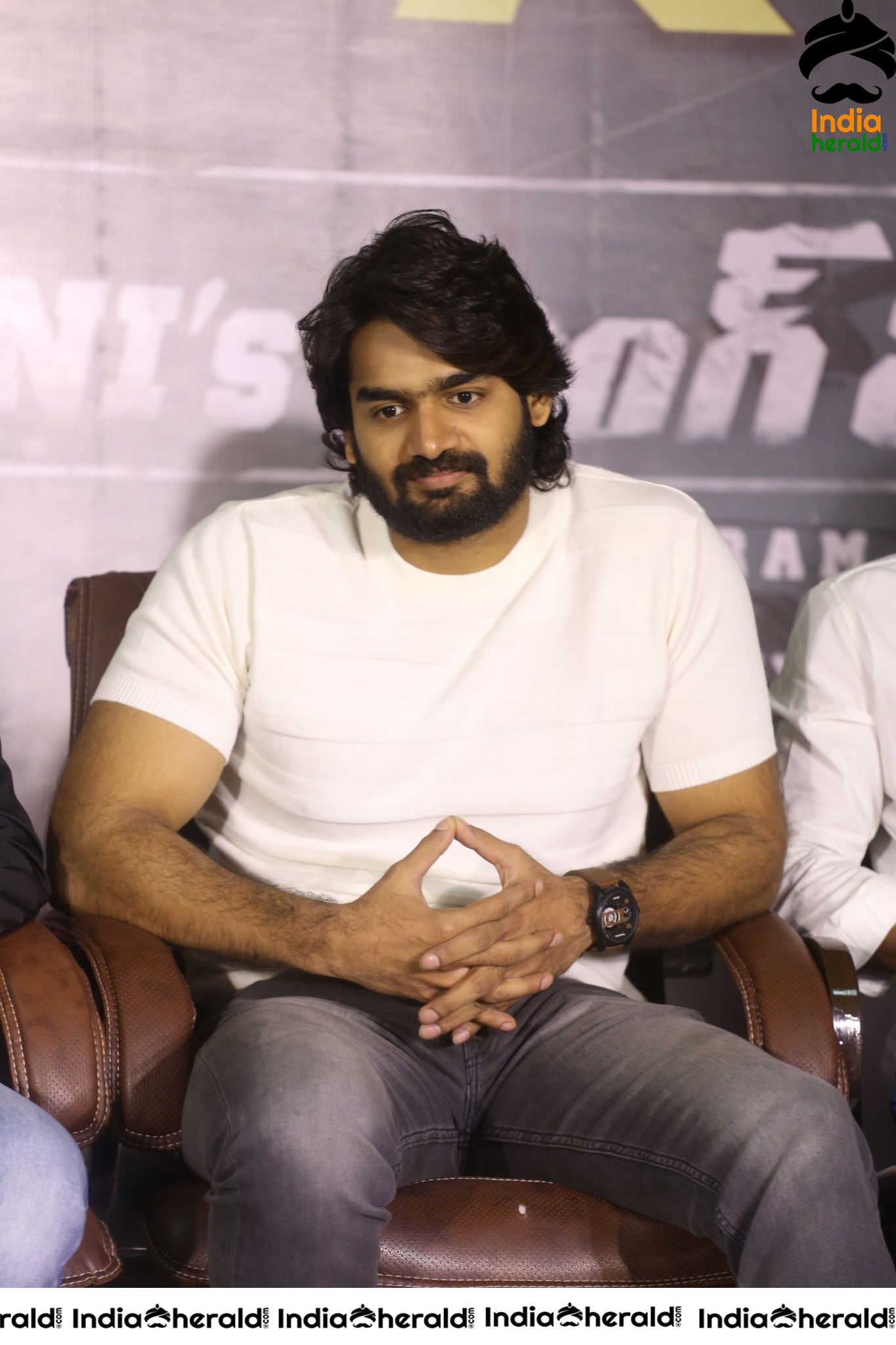 Actor Karthikeya Latest Stills in White Tee