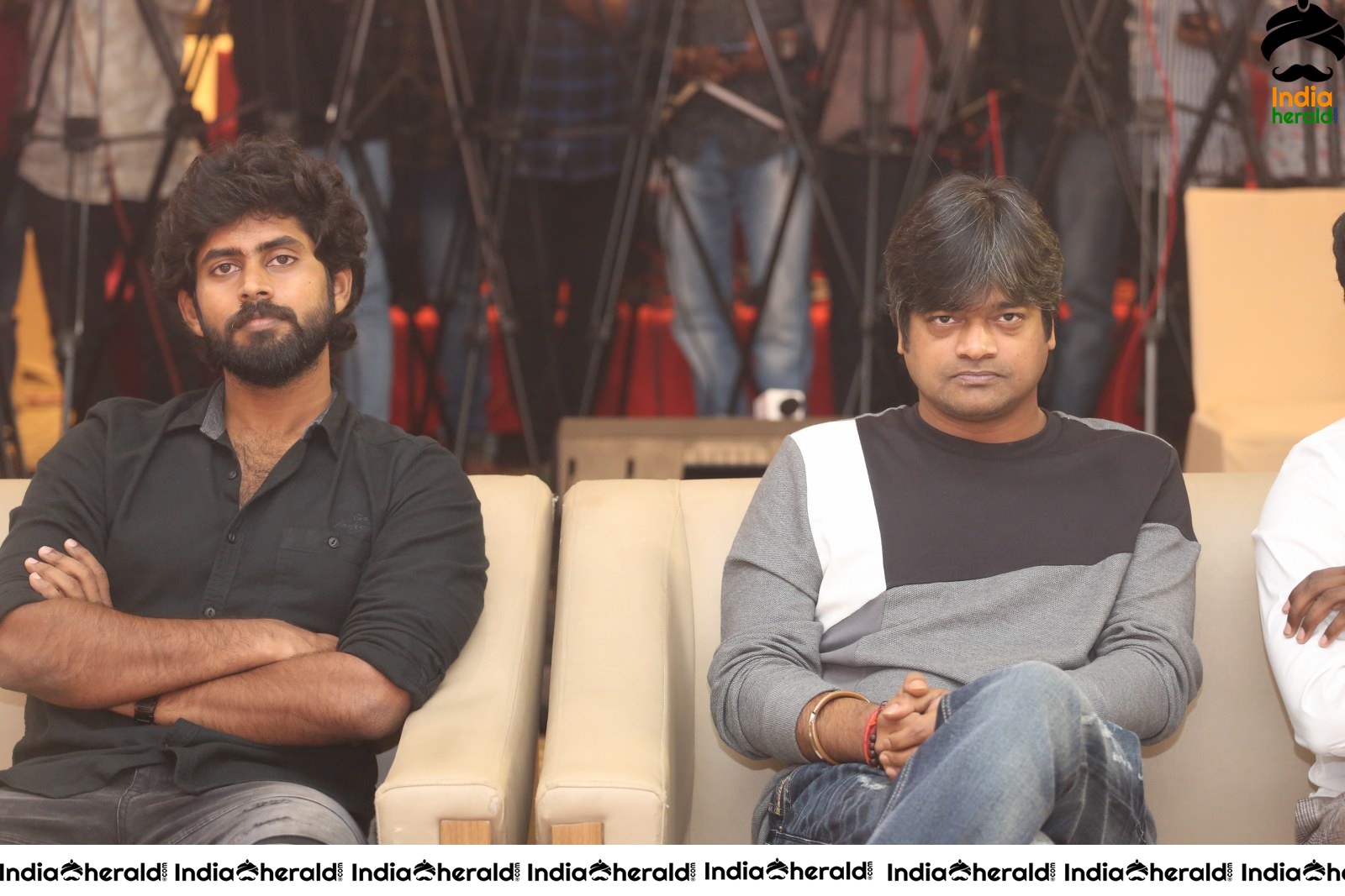 Actor Kathir Spotted along with Director Harish Shankar and Atlee