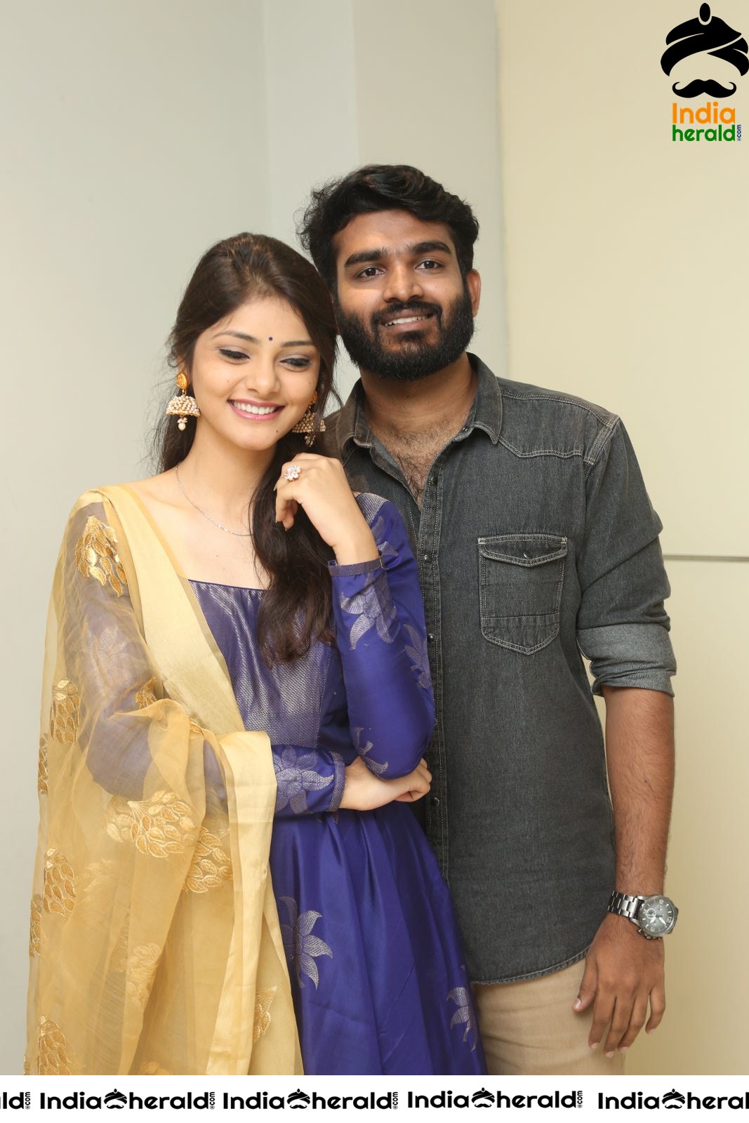 Actor Kiran Abbavaram photos with Rahasya Gorak Set 2