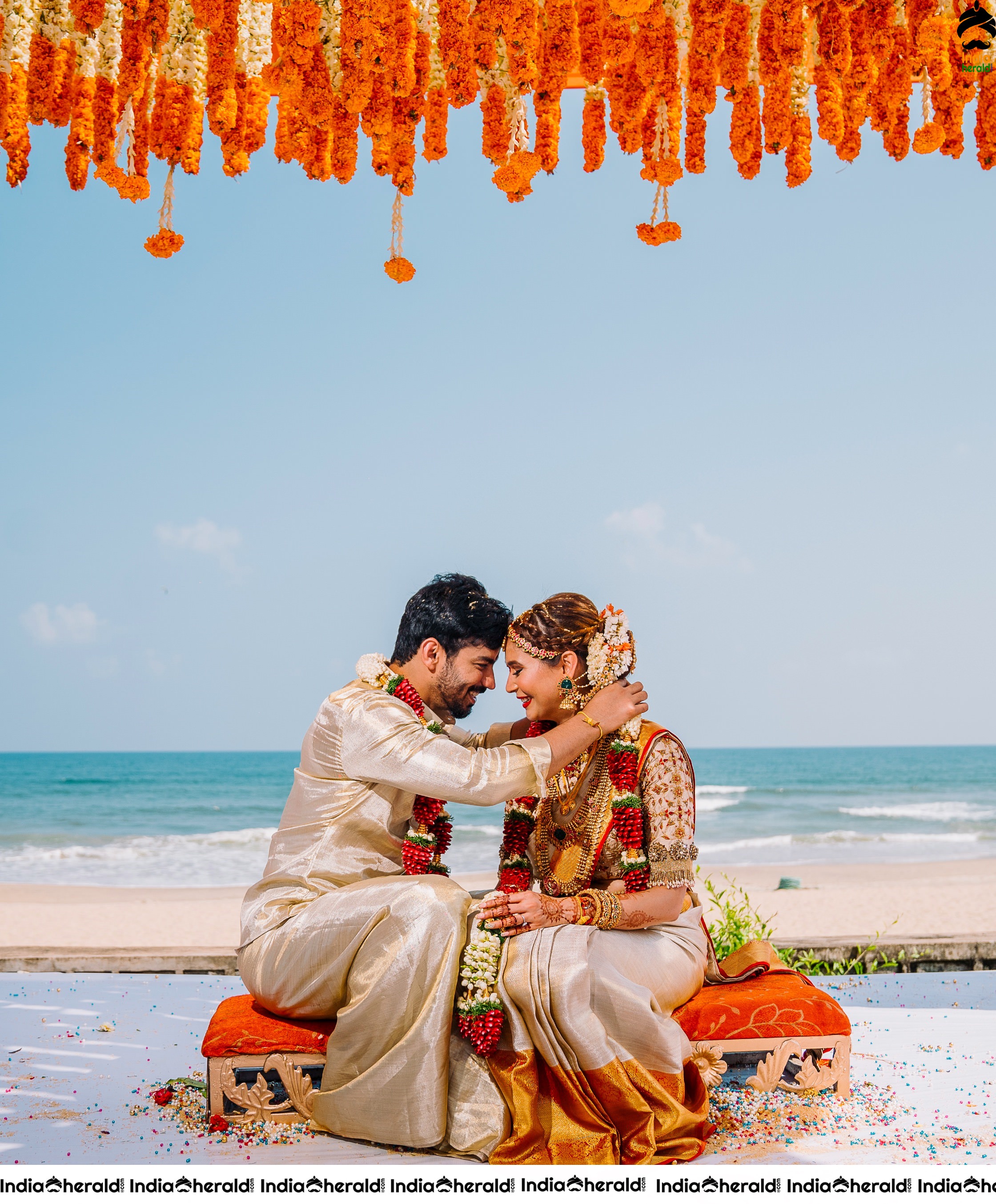 Actor Mahat Raghavendra and Prachi Mishra Wedding Stills