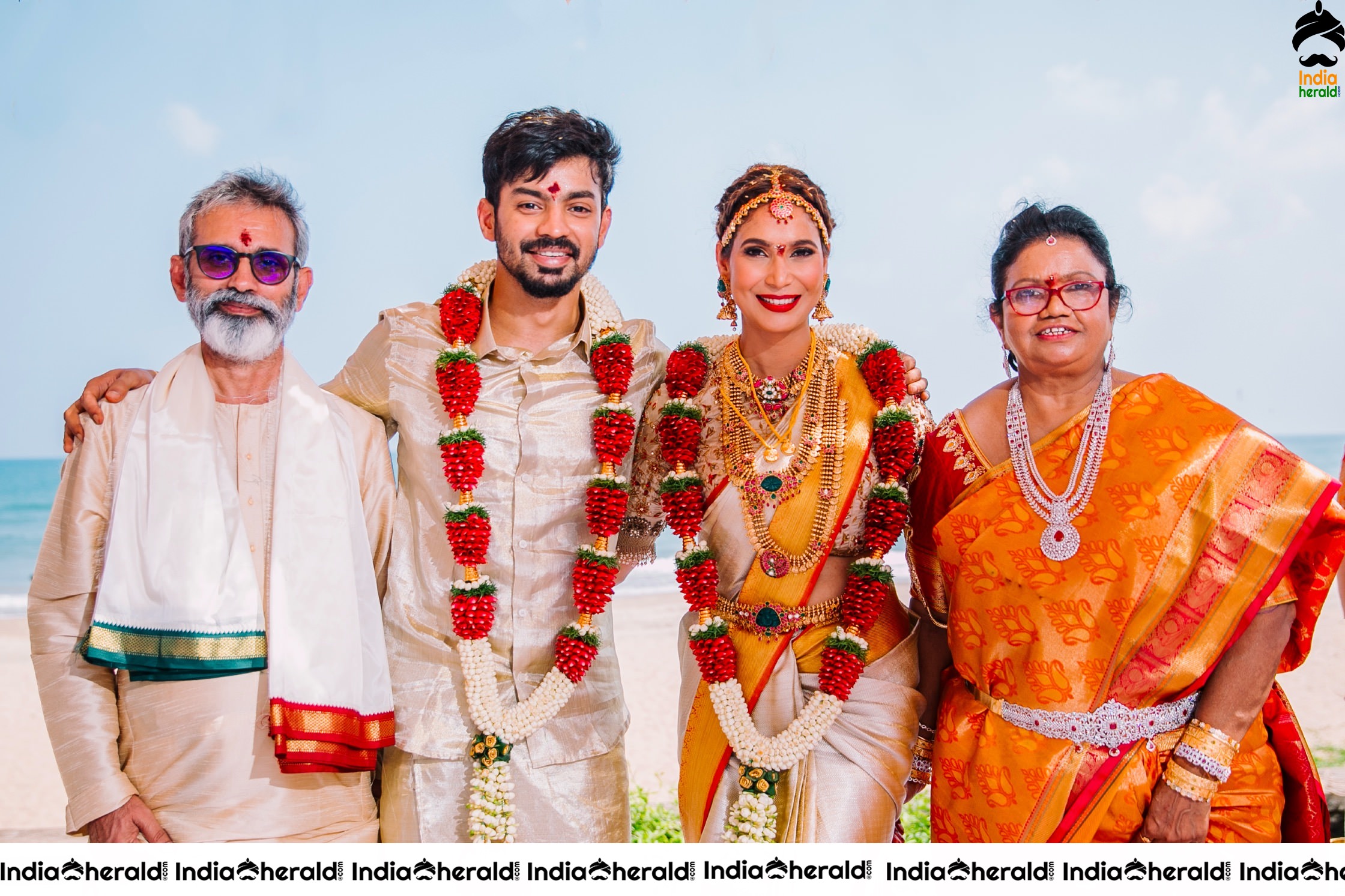 Actor Mahat Raghavendra and Prachi Mishra Wedding Stills