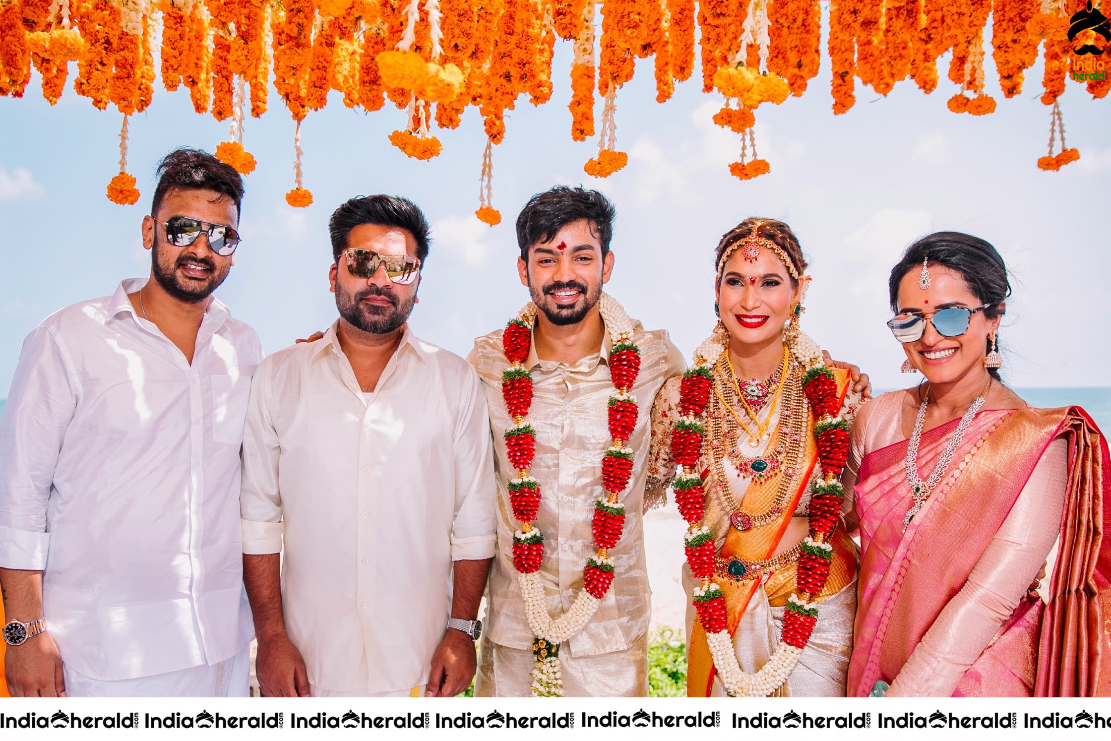 Actor Mahat Raghavendra and Prachi Mishra Wedding Stills