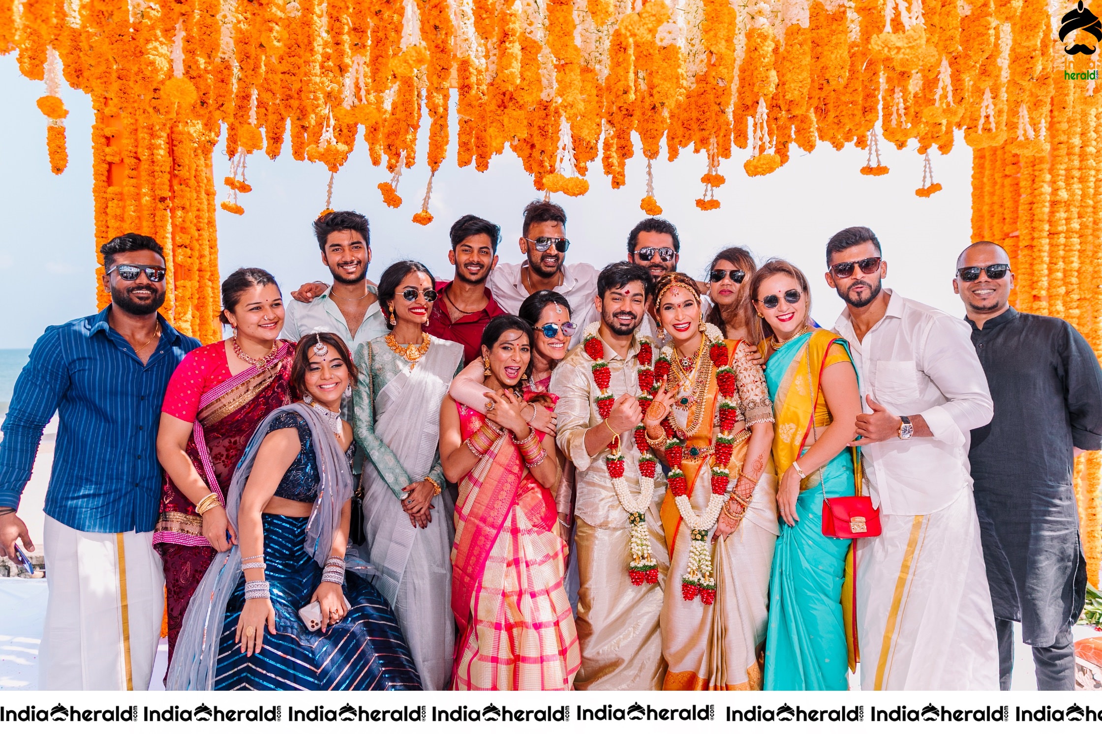 Actor Mahat Raghavendra and Prachi Mishra Wedding Stills