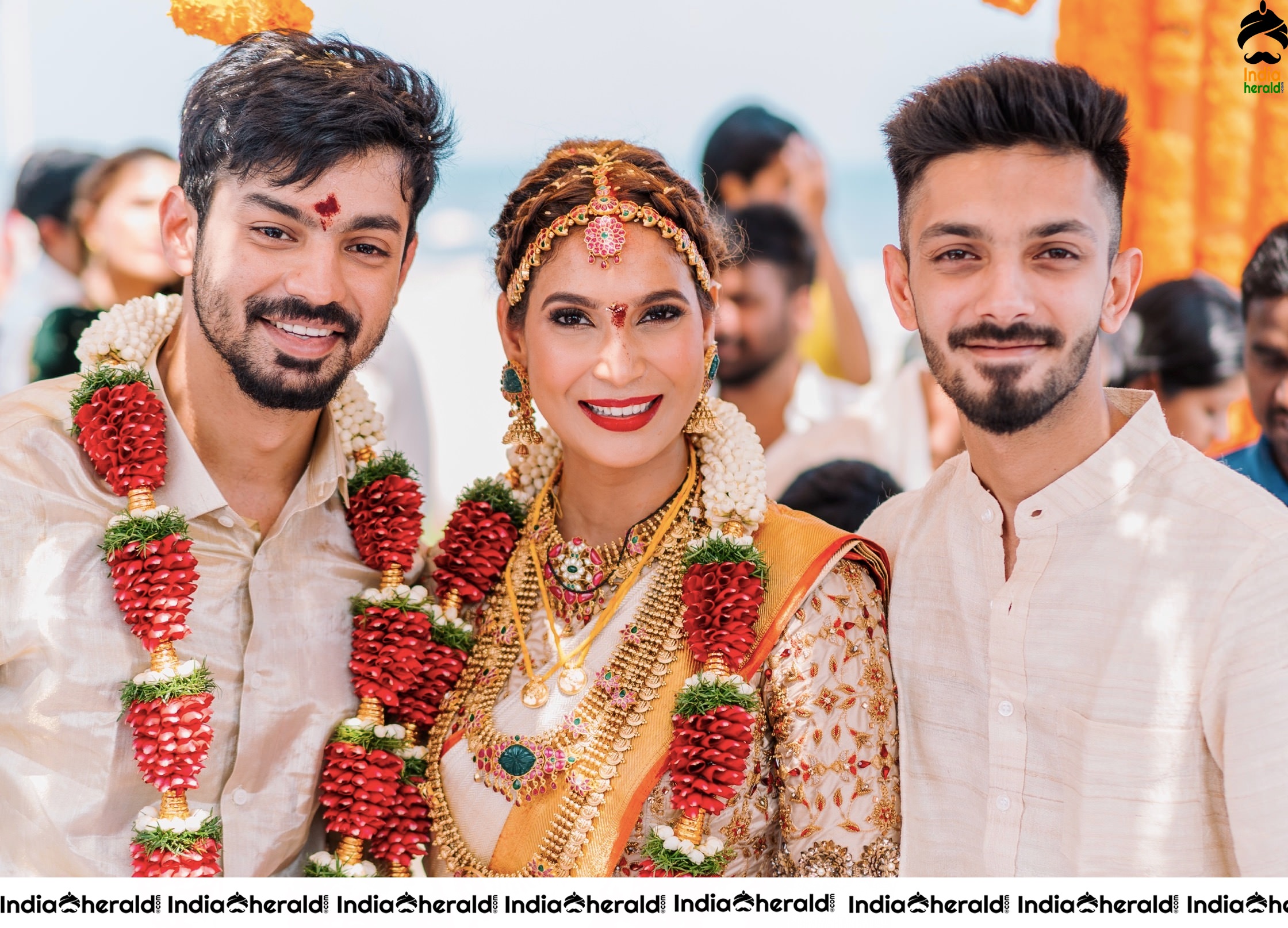 Actor Mahat Raghavendra and Prachi Mishra Wedding Stills