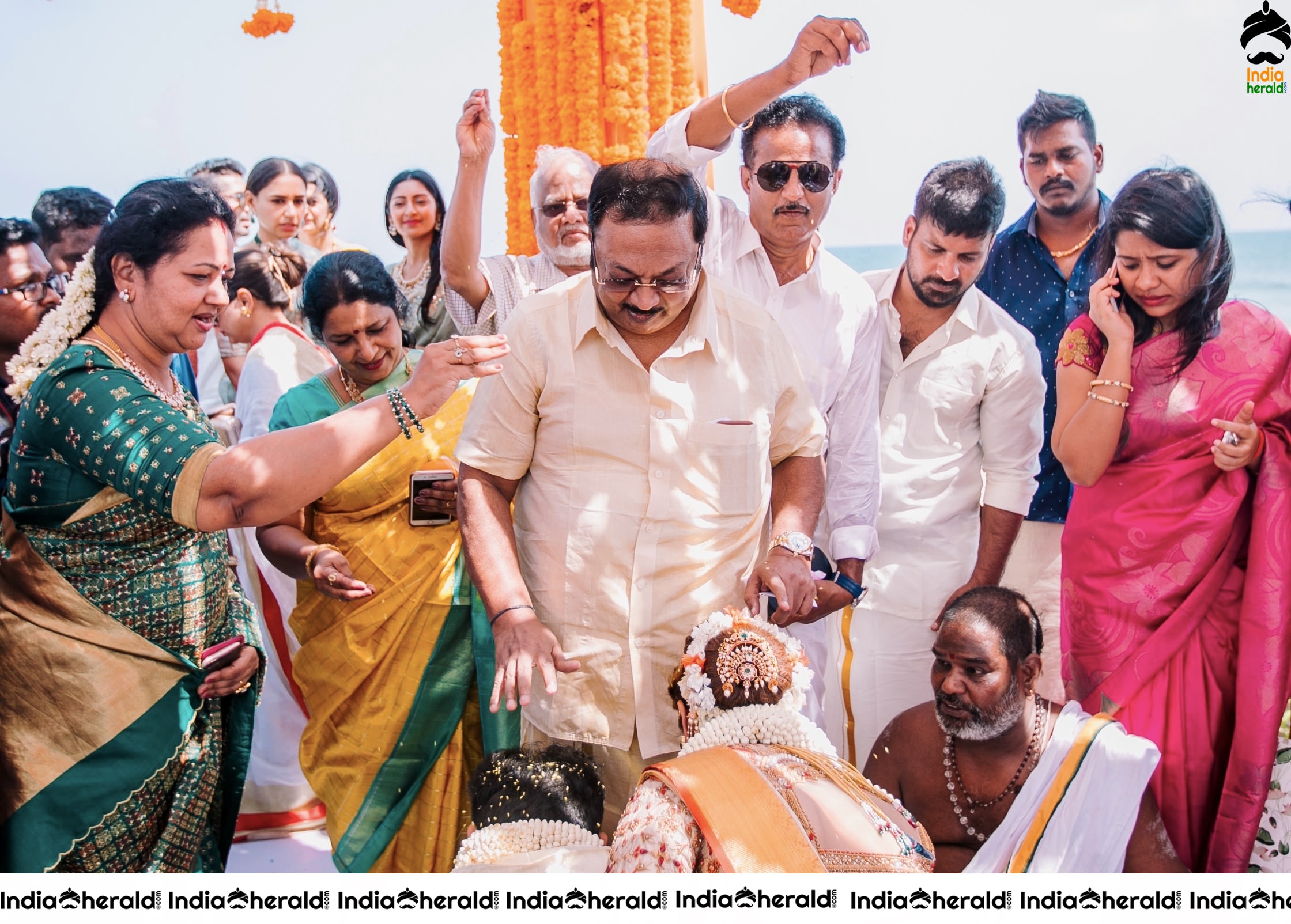 Actor Mahat Raghavendra and Prachi Mishra Wedding Stills