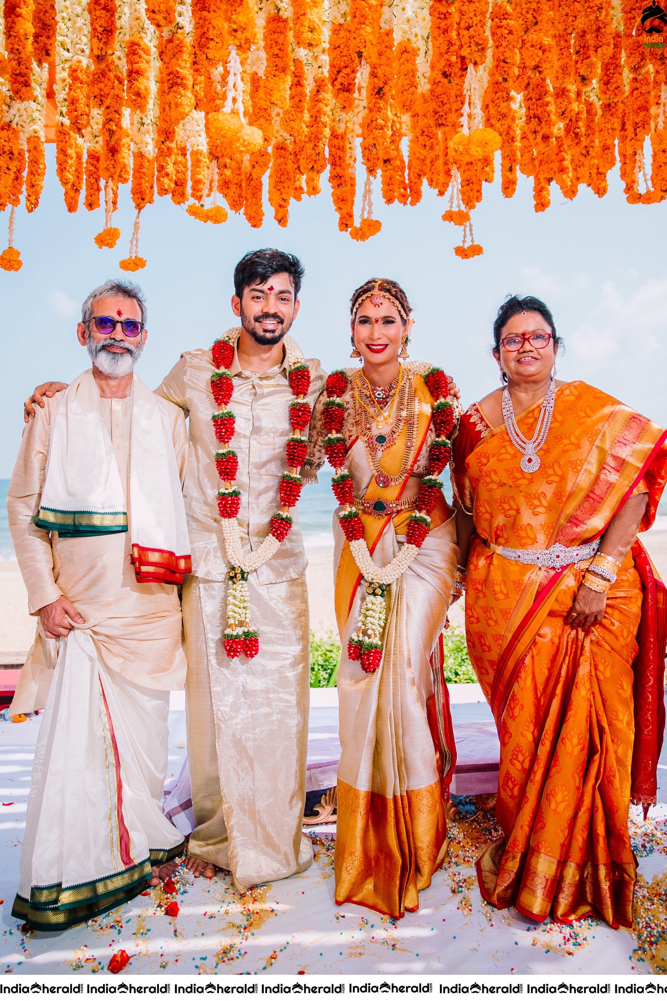 Actor Mahat Raghavendra and Prachi Mishra Wedding Stills