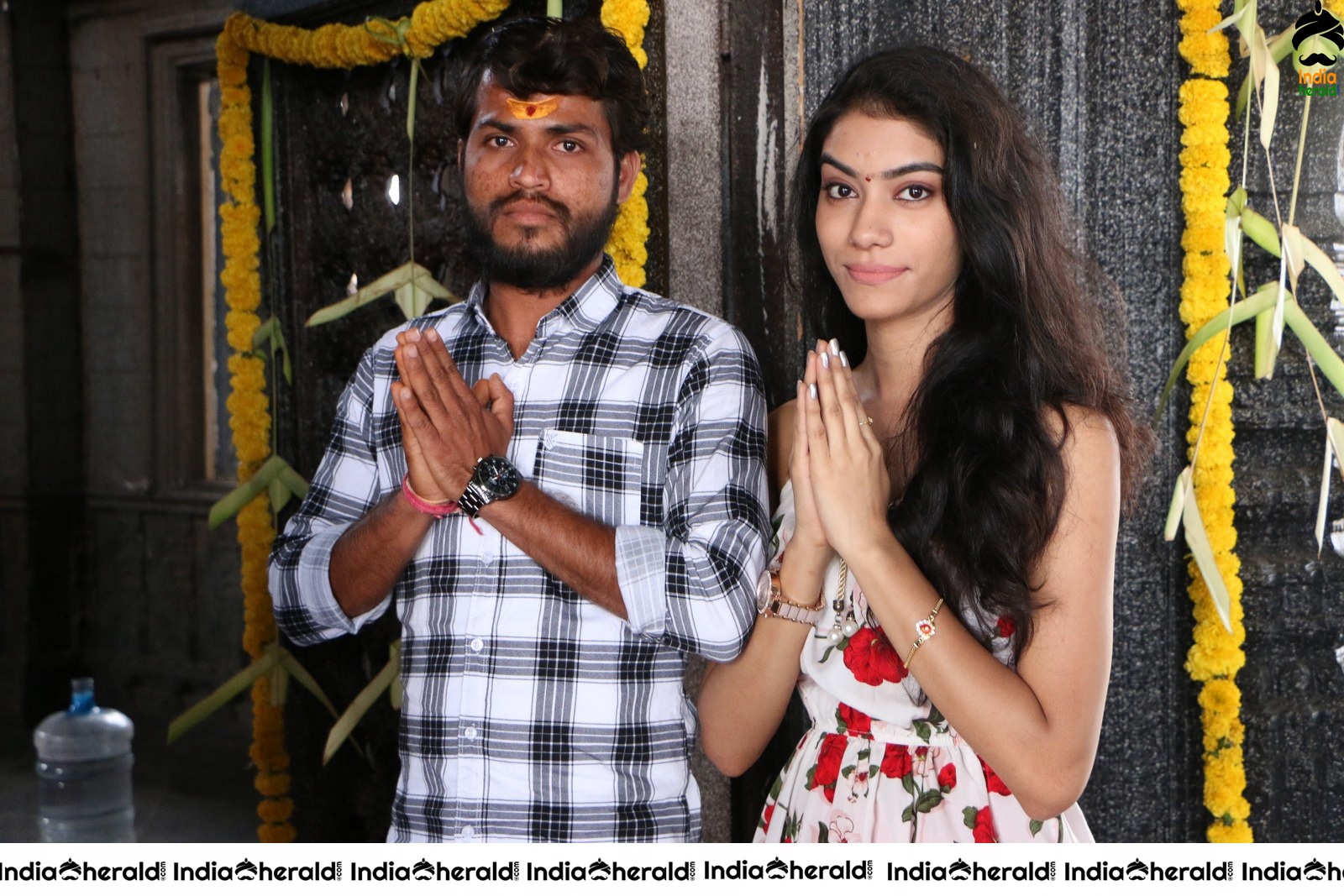 Actor Mahi Rathod Stills with female lead Renuka Bairagi