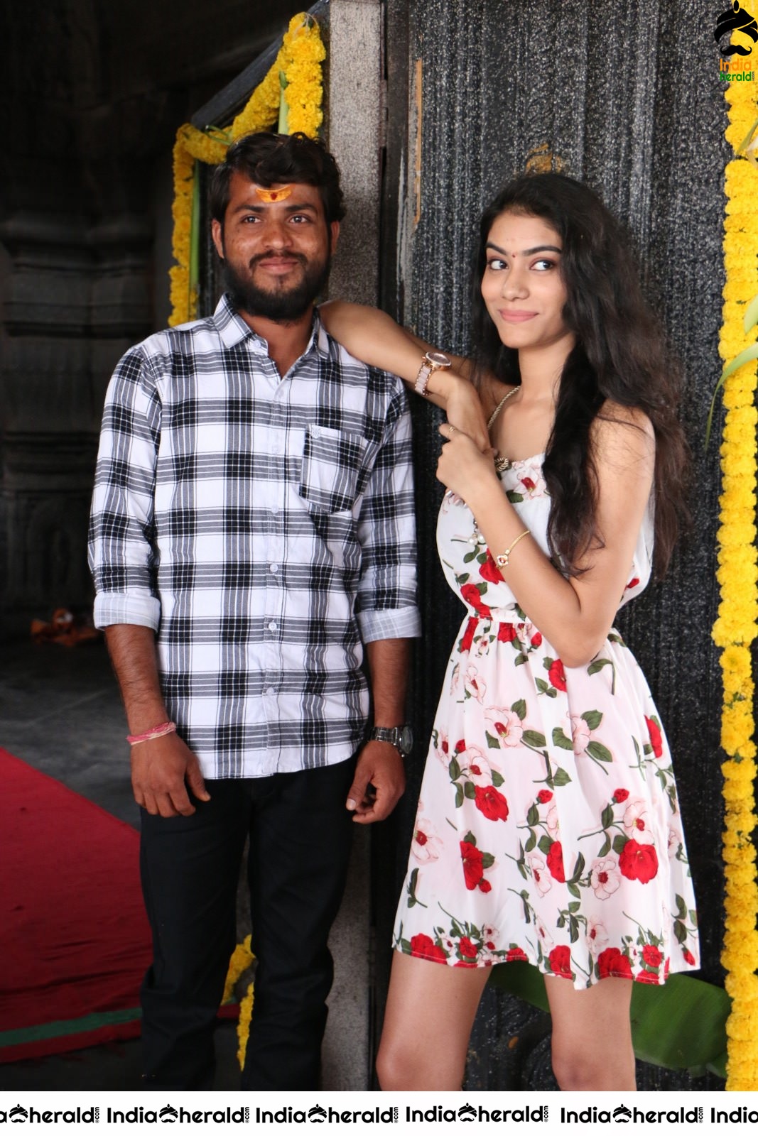 Actor Mahi Rathod Stills with female lead Renuka Bairagi