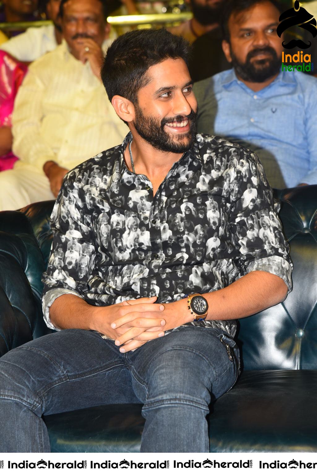 Actor Naga Chaitanya at Venky Mama Pre Release Event Set 1