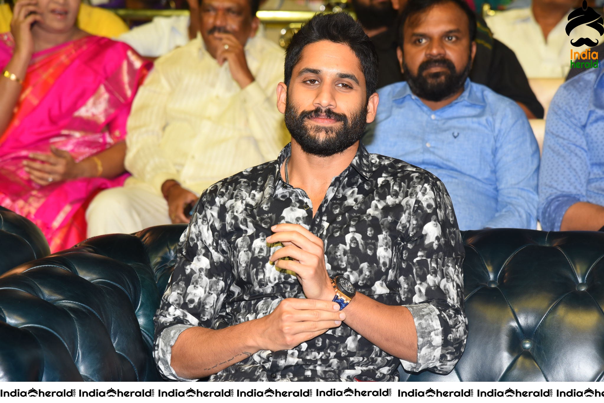 Actor Naga Chaitanya at Venky Mama Pre Release Event Set 1