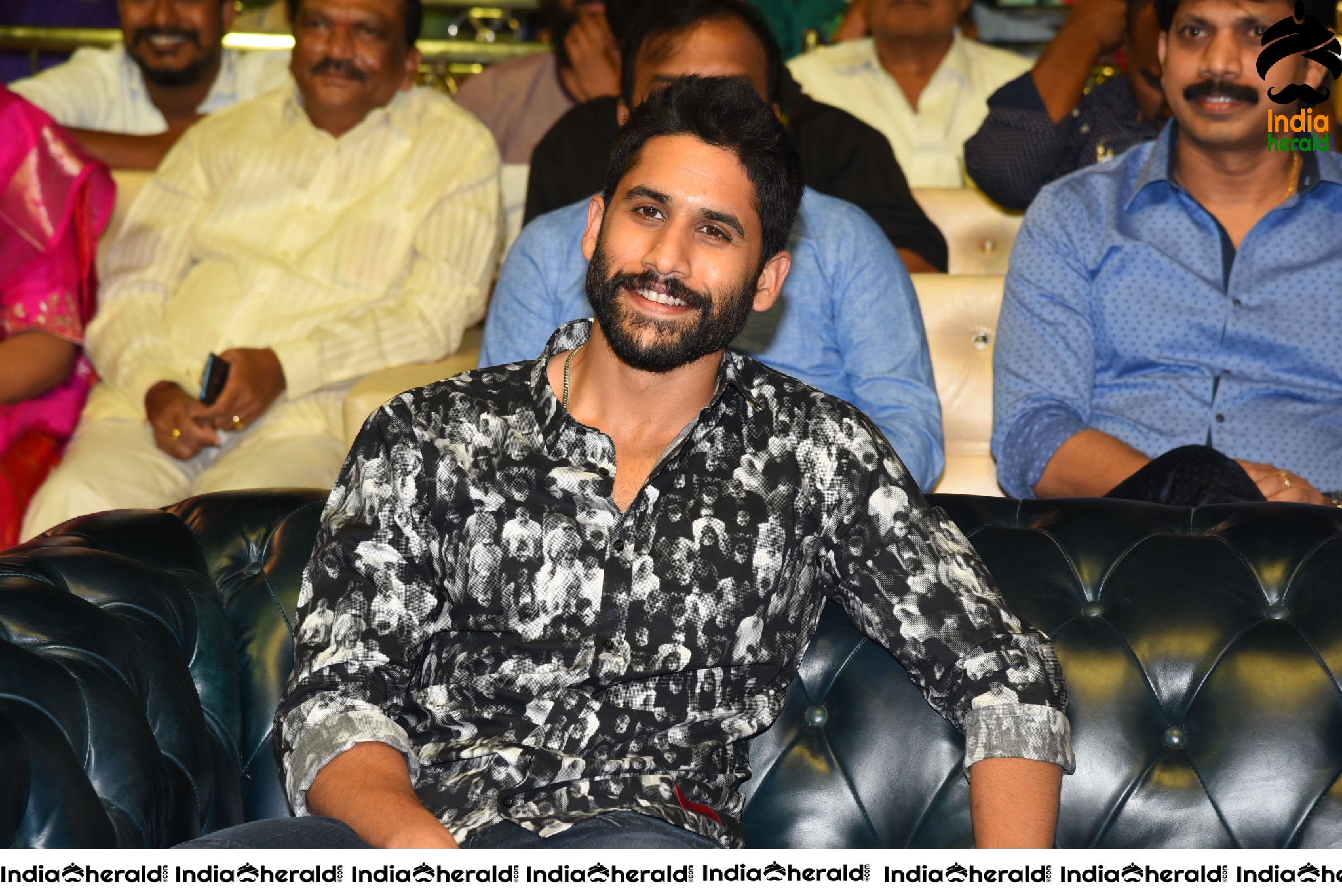 Actor Naga Chaitanya at Venky Mama Pre Release Event Set 2