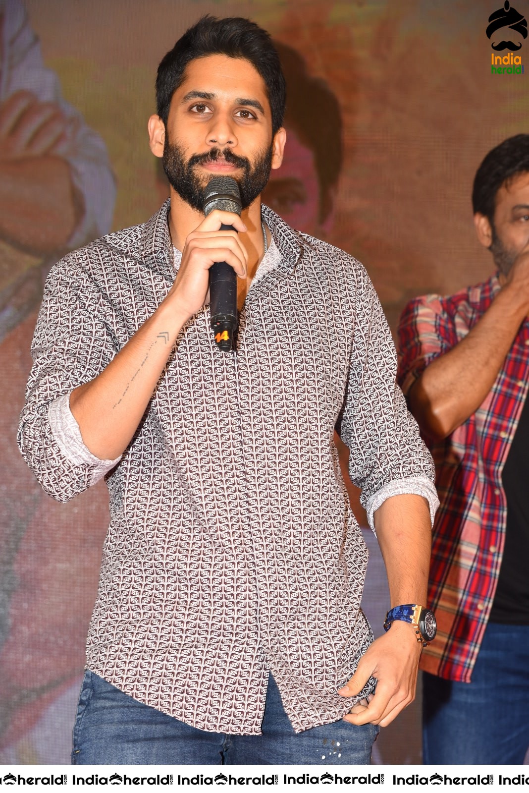 Actor Naga Chaitanya is stylish and suave at Venky Mama Meet Set 2