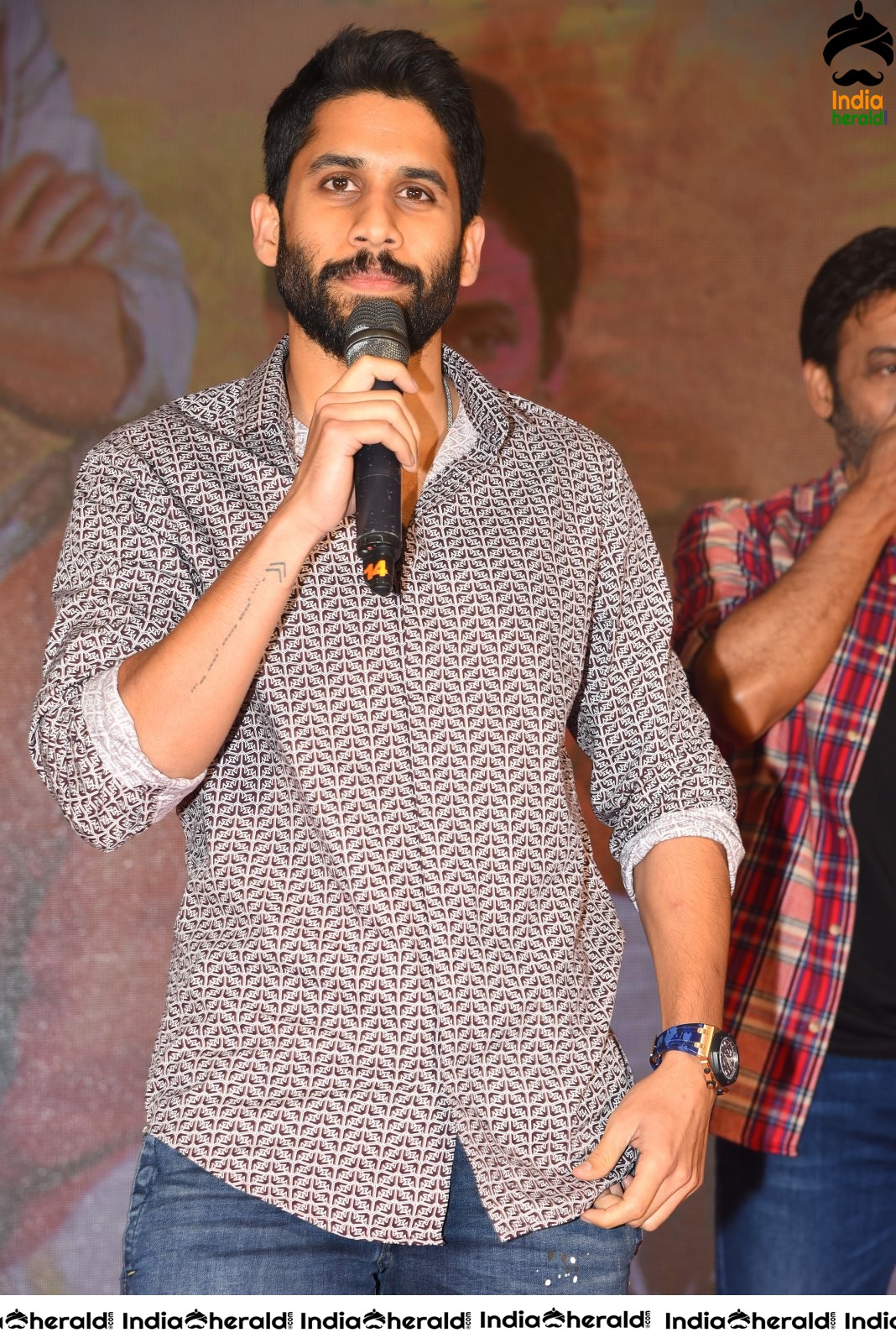 Actor Naga Chaitanya is stylish and suave at Venky Mama Meet Set 2