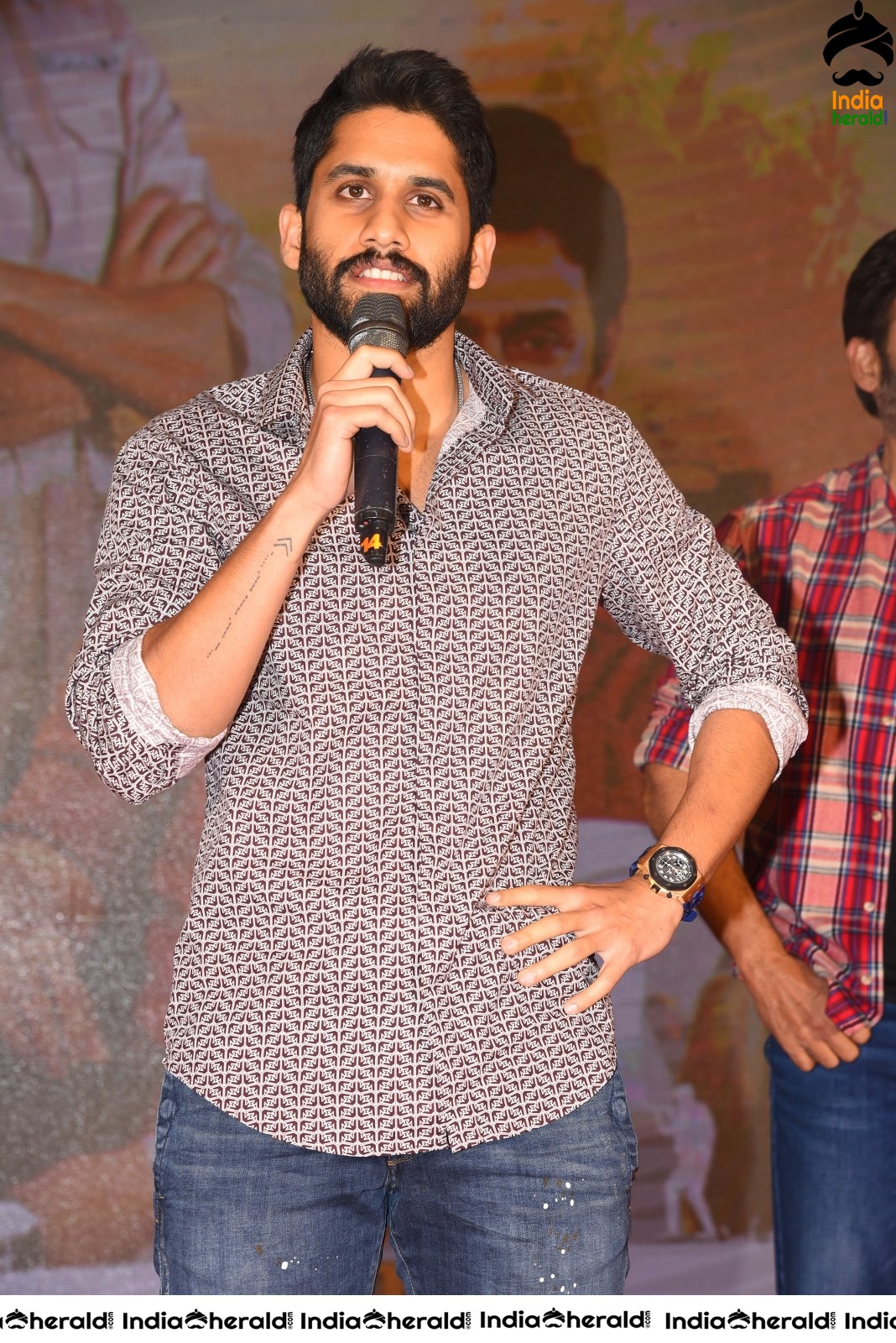 Actor Naga Chaitanya is stylish and suave at Venky Mama Meet Set 2