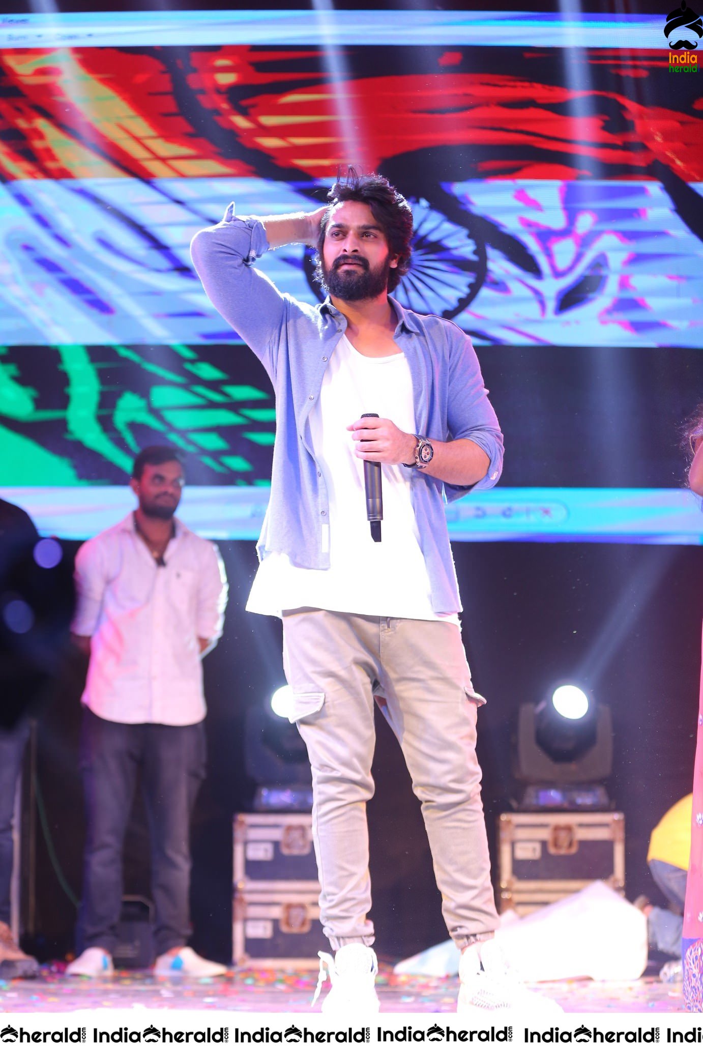 Actor Naga Shaurya during Aswathama Vizag Tour Photos at Gusac Carnival Set 1