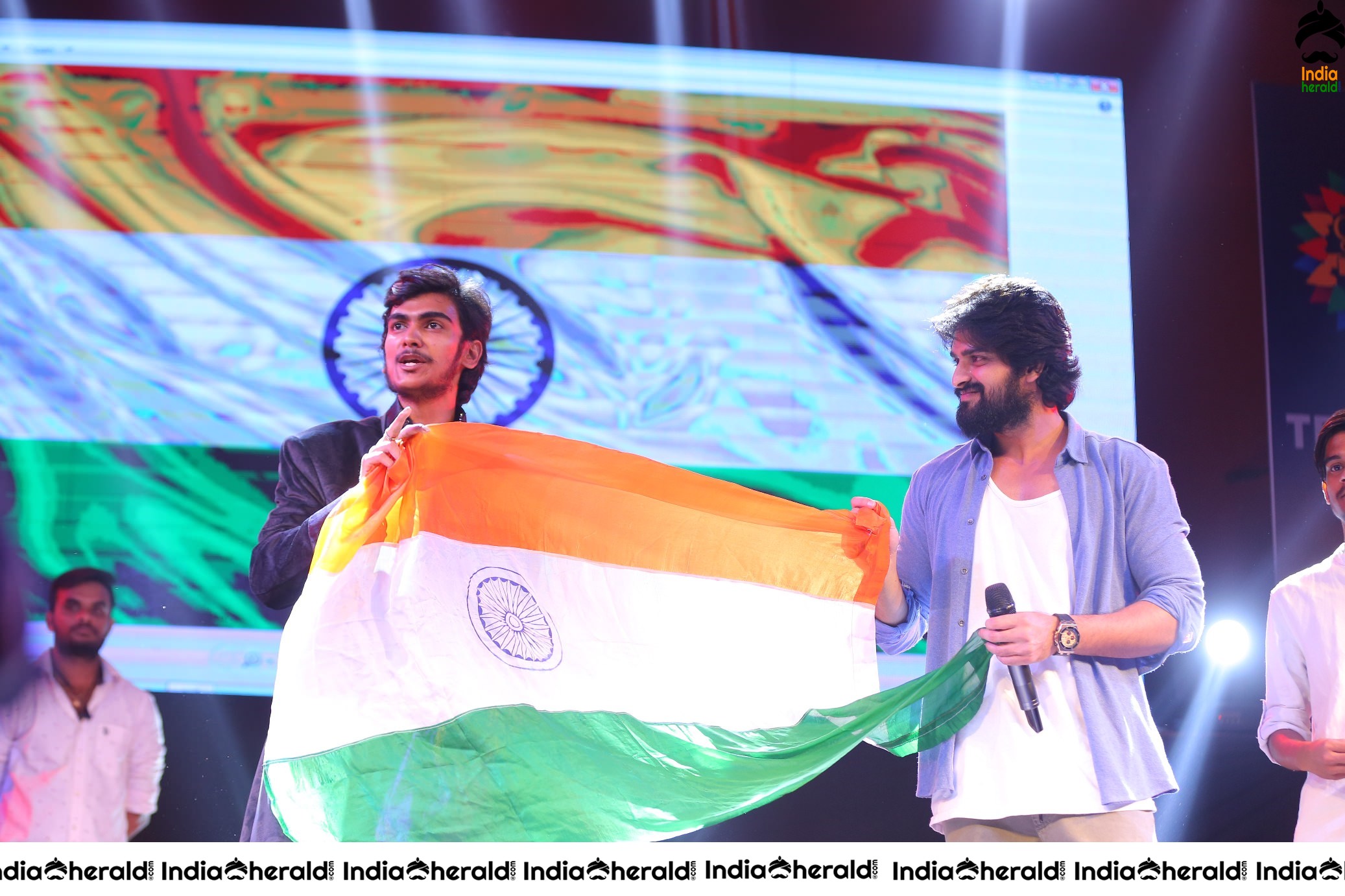 Actor Naga Shaurya during Aswathama Vizag Tour Photos at Gusac Carnival Set 1