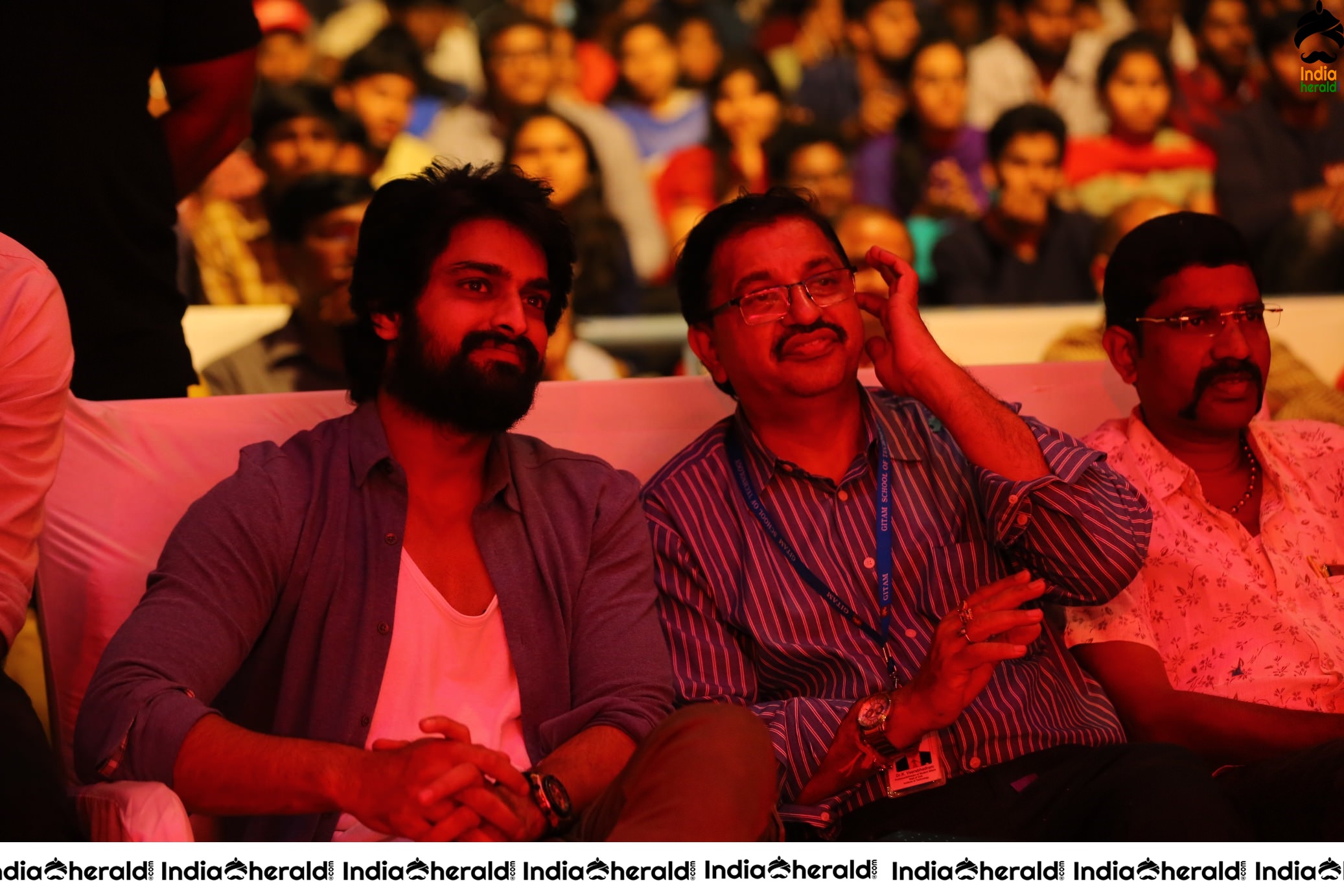 Actor Naga Shaurya during Aswathama Vizag Tour Photos at Gusac Carnival Set 1