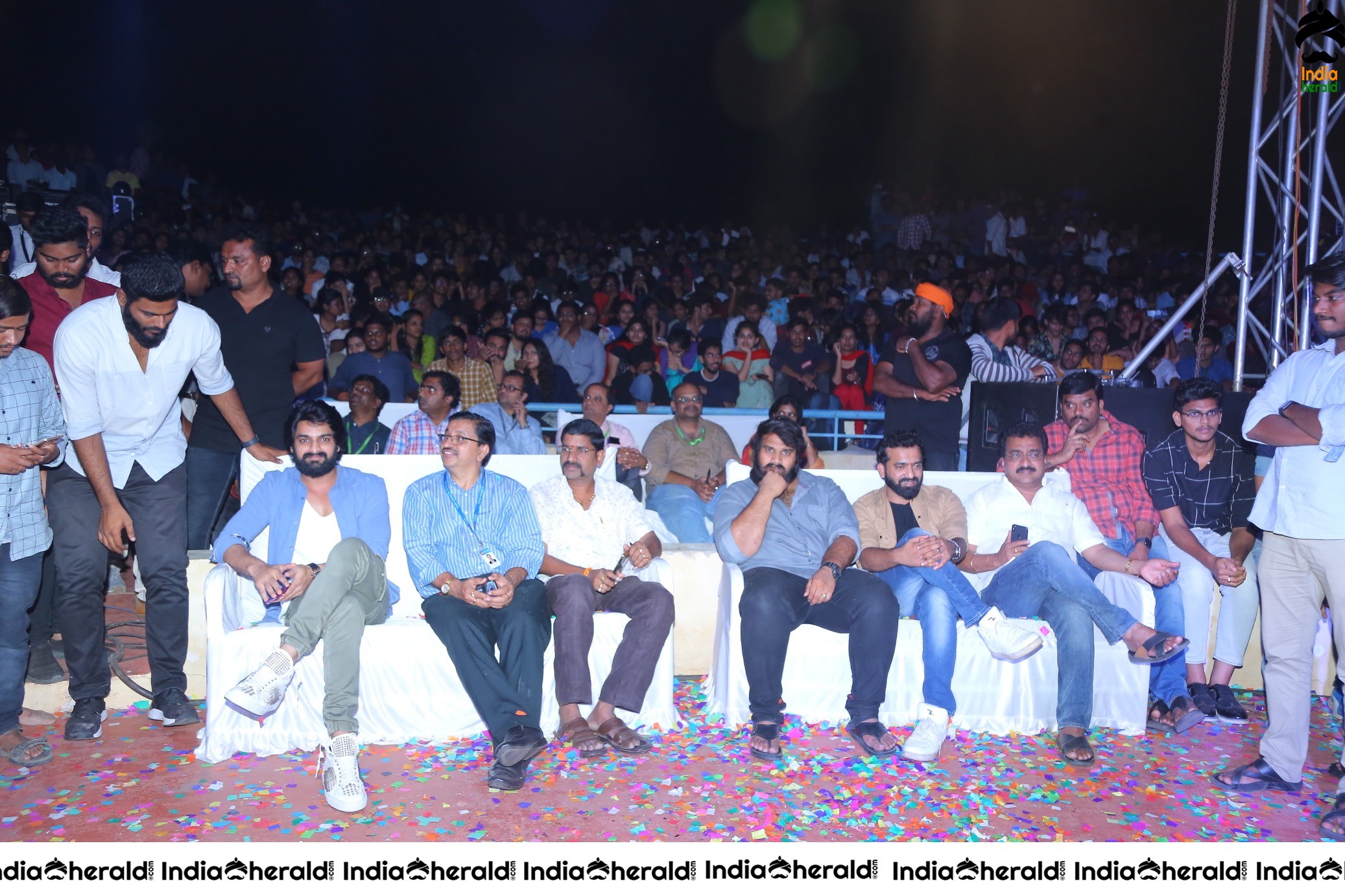 Actor Naga Shaurya during Aswathama Vizag Tour Photos at Gusac Carnival Set 1