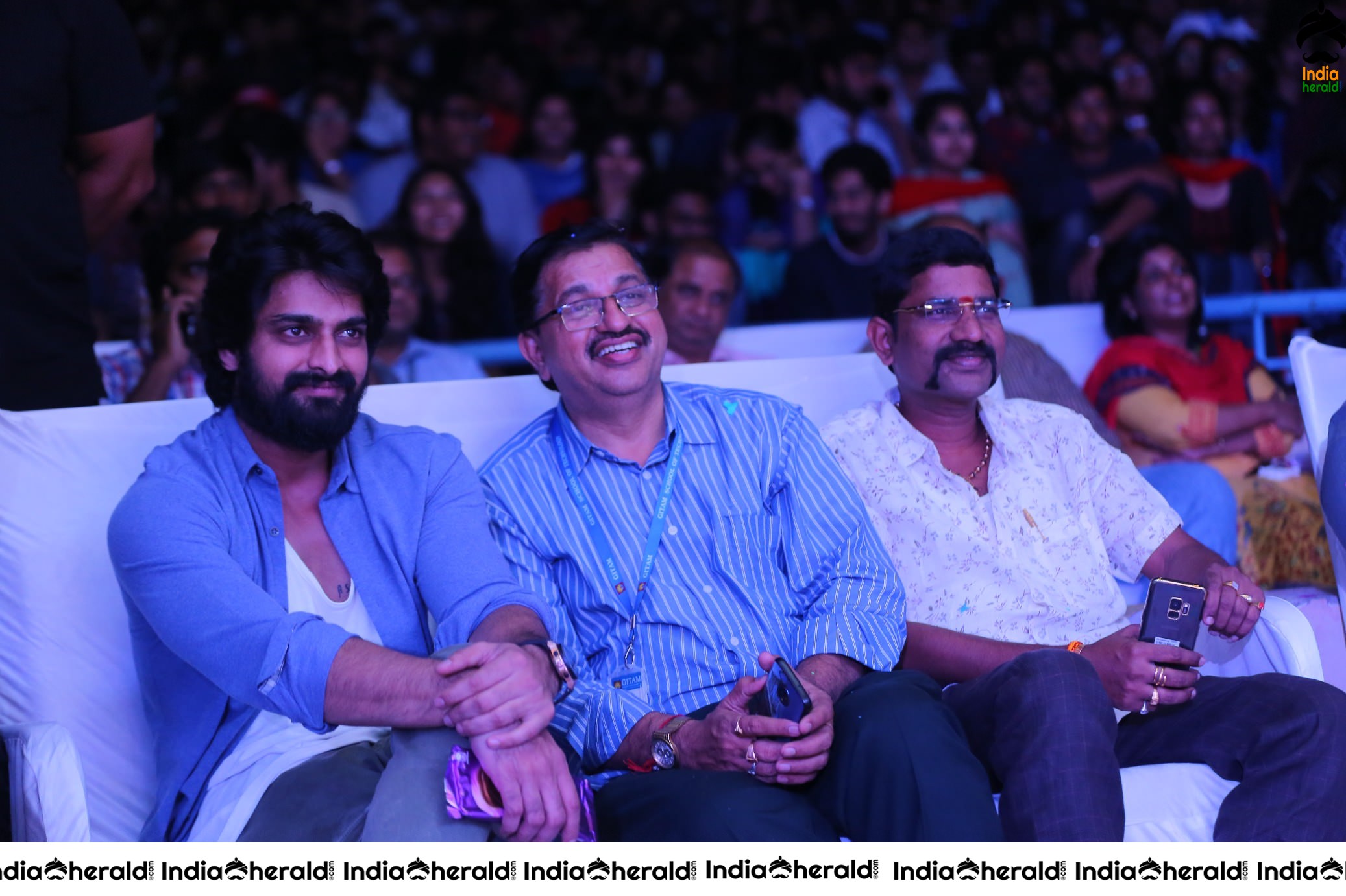 Actor Naga Shaurya during Aswathama Vizag Tour Photos at Gusac Carnival Set 1