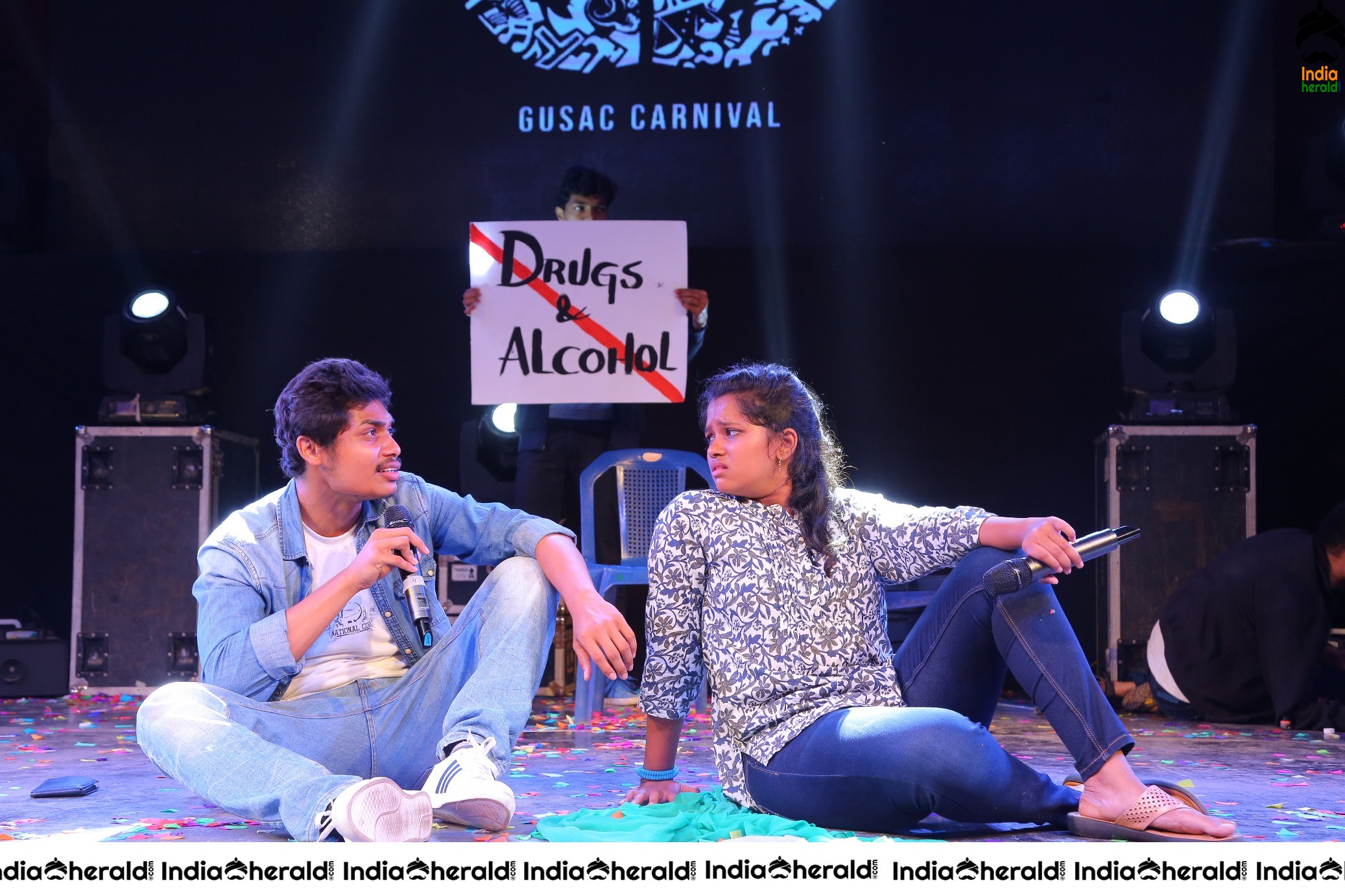 Actor Naga Shaurya during Aswathama Vizag Tour Photos at Gusac Carnival Set 1