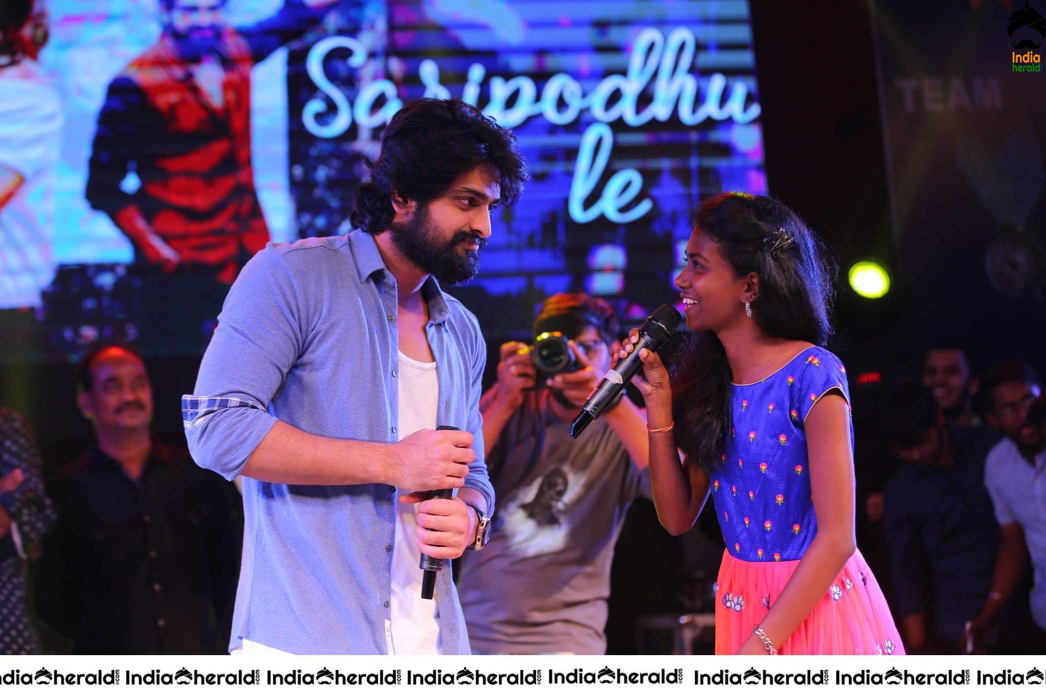 Actor Naga Shaurya during Aswathama Vizag Tour Photos at Gusac Carnival Set 2