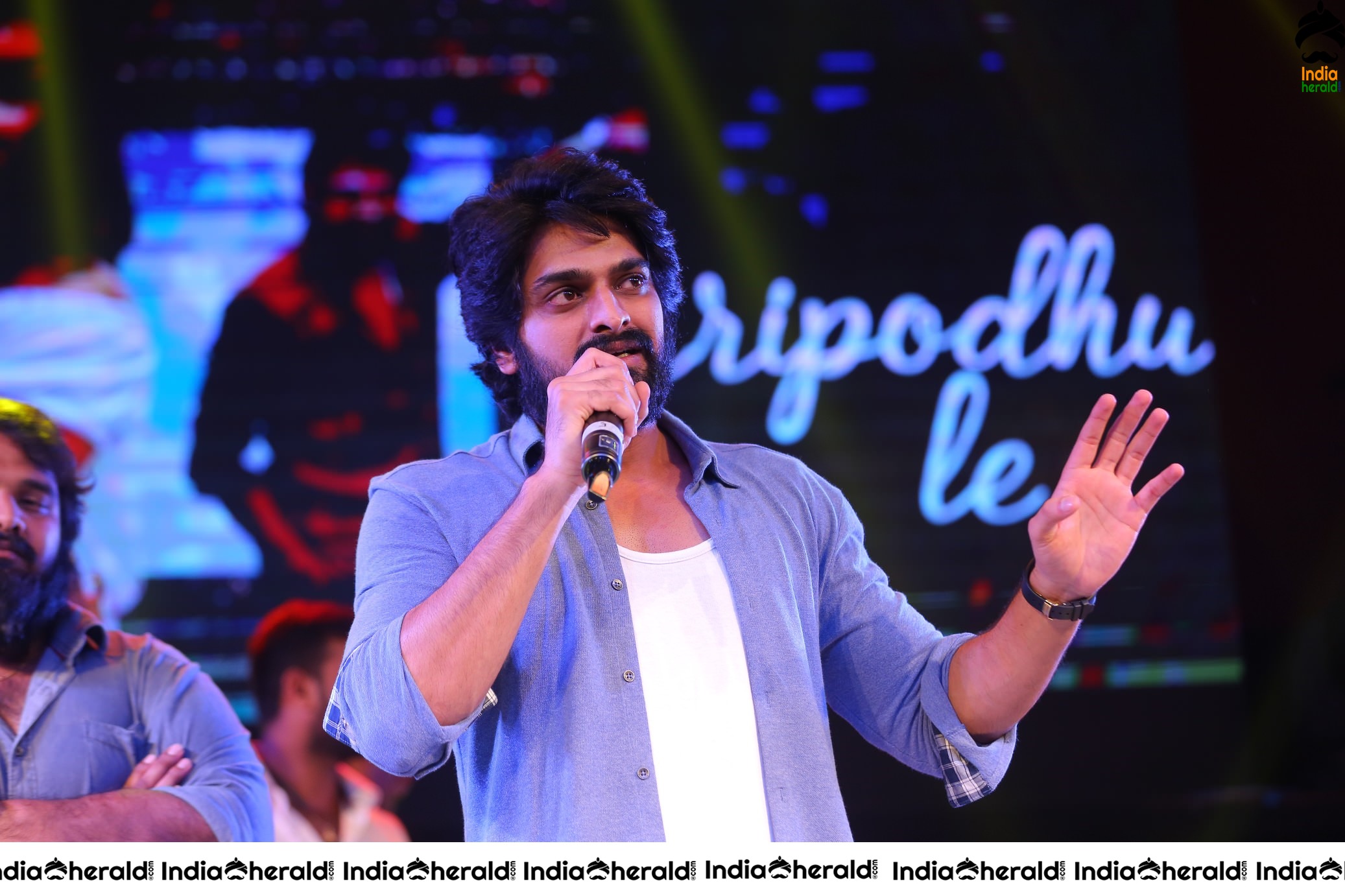Actor Naga Shaurya during Aswathama Vizag Tour Photos at Gusac Carnival Set 2