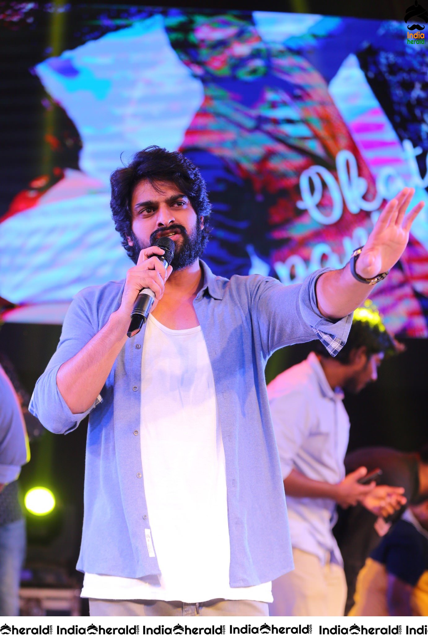 Actor Naga Shaurya during Aswathama Vizag Tour Photos at Gusac Carnival Set 2