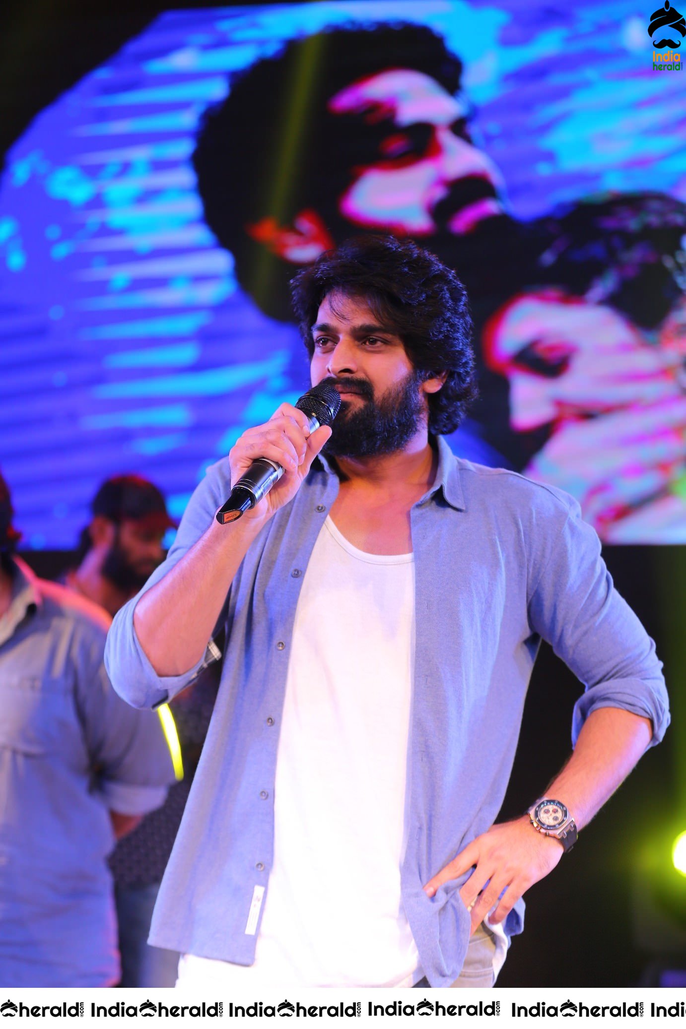 Actor Naga Shaurya during Aswathama Vizag Tour Photos at Gusac Carnival Set 2