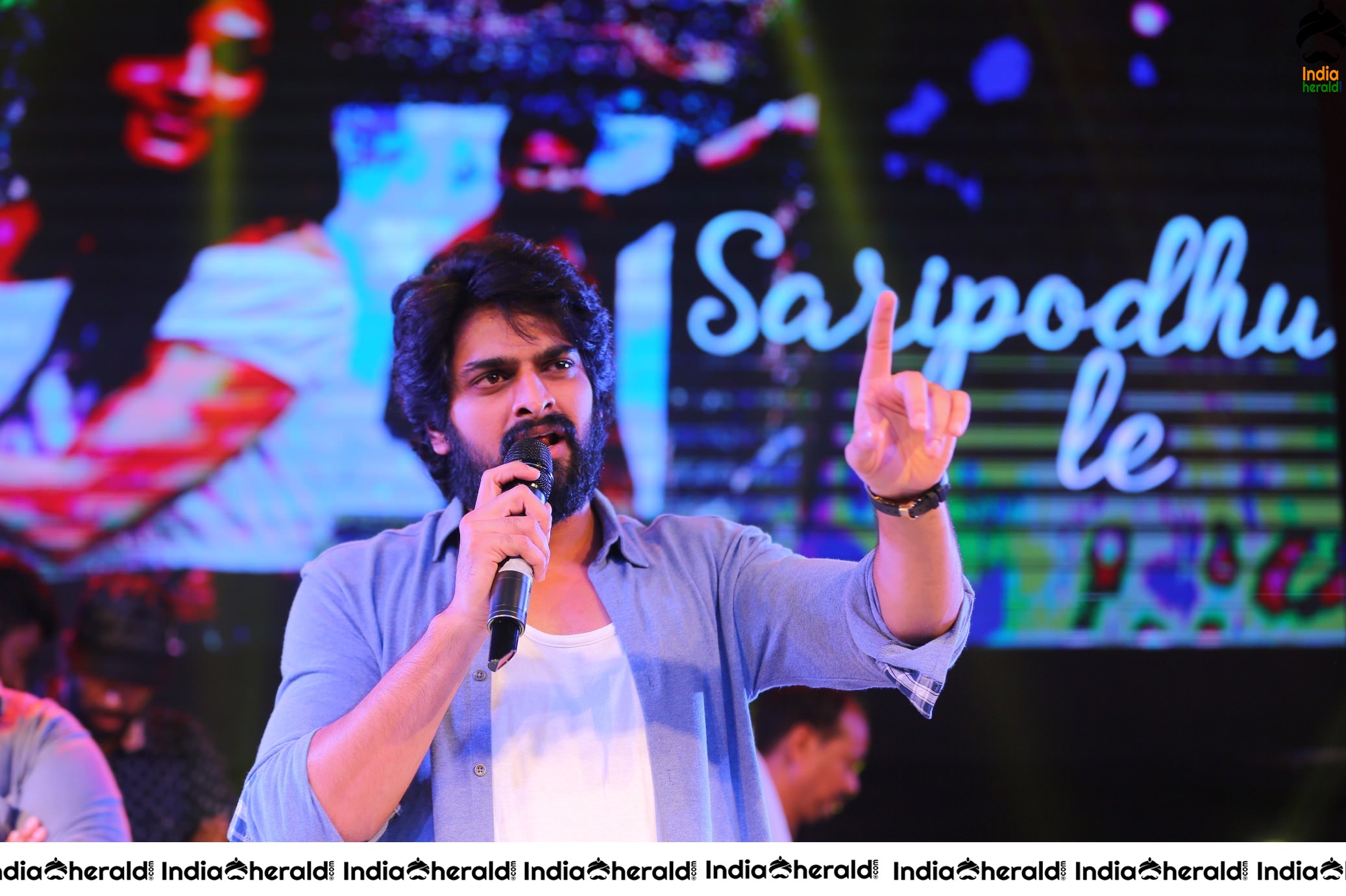 Actor Naga Shaurya during Aswathama Vizag Tour Photos at Gusac Carnival Set 2