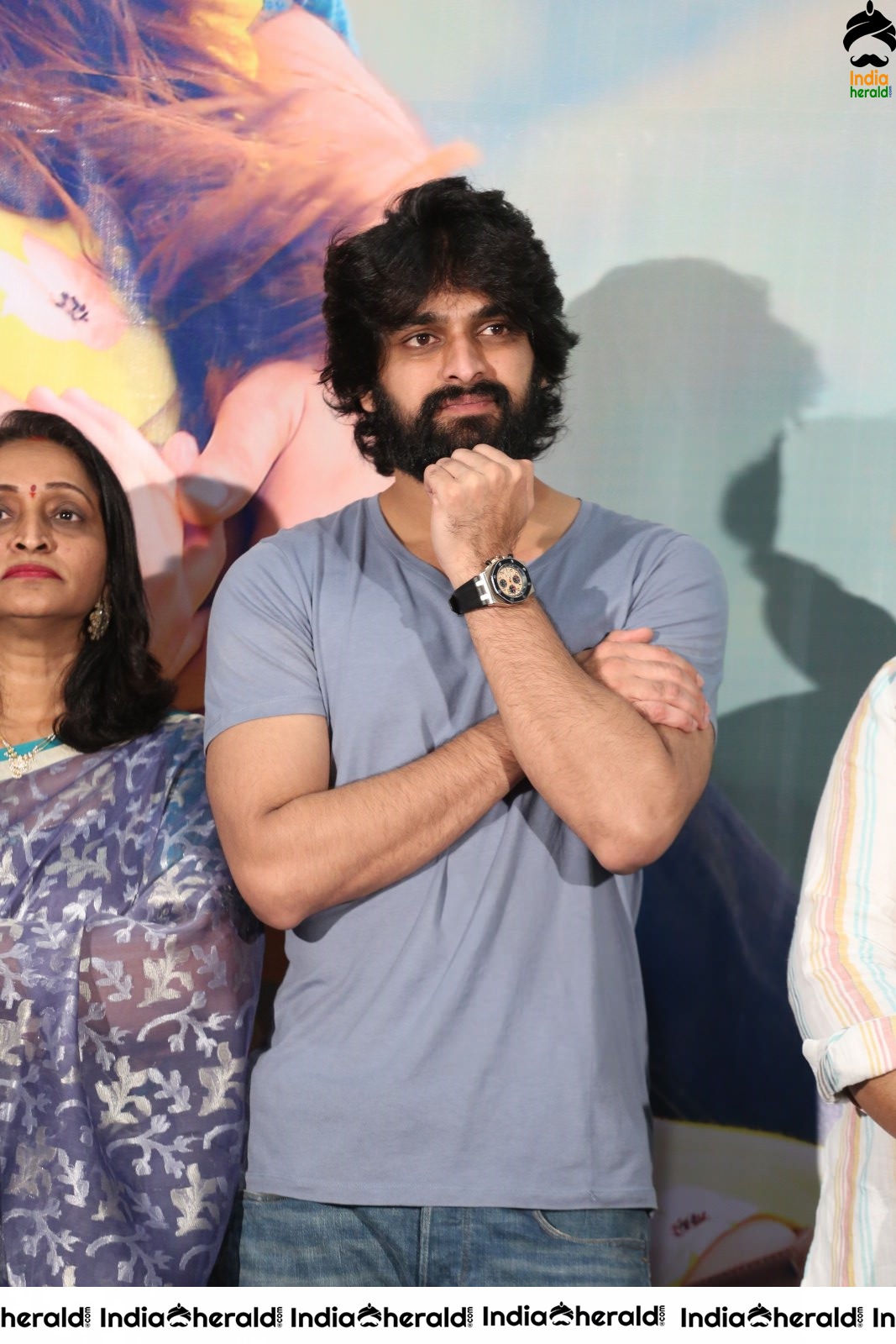 Actor Naga Shaurya Photos from Ashwathama Movie Success Meet