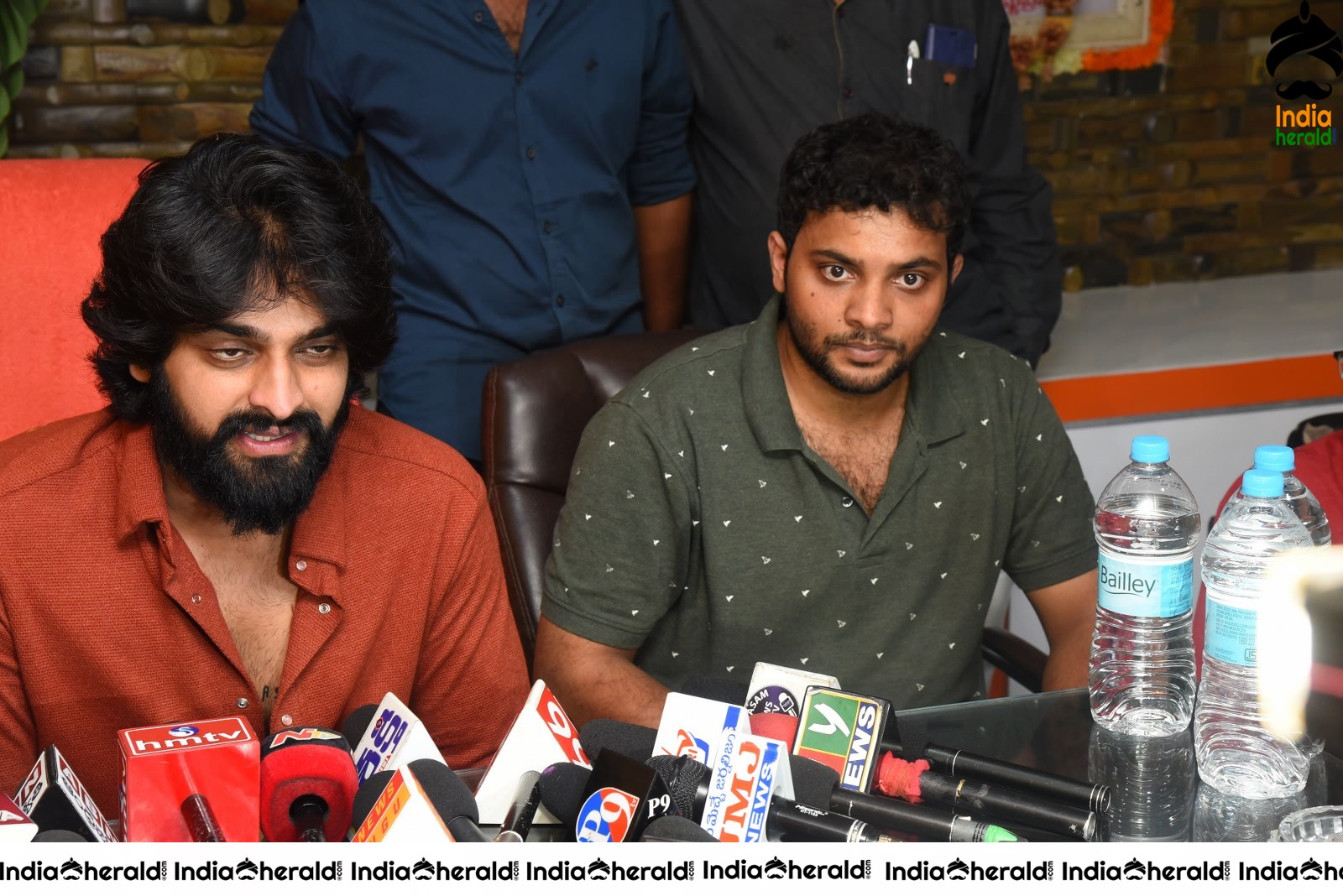 Actor Naga Shaurya Press meet stills during success tour at Ongole Set 1