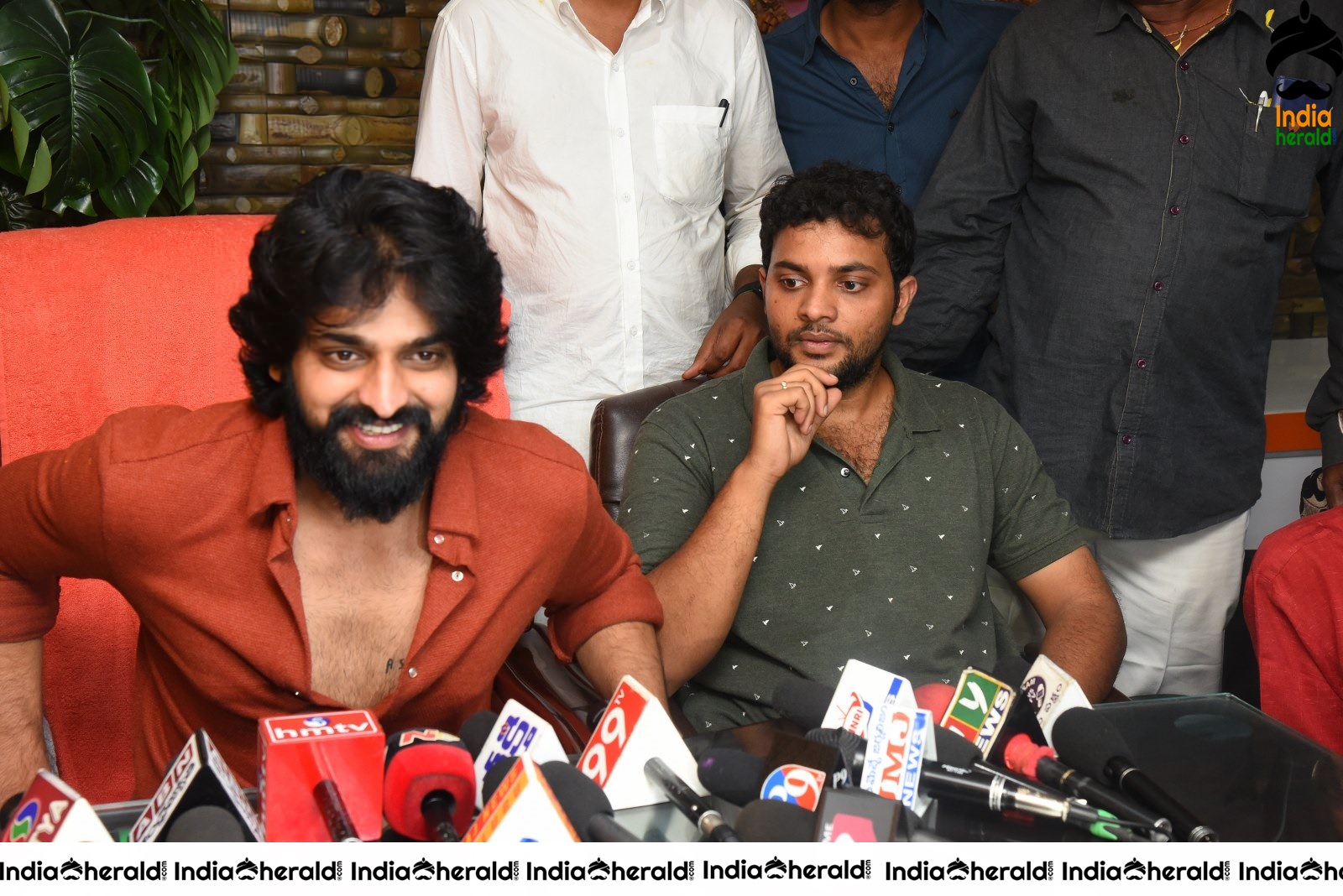 Actor Naga Shaurya Press meet stills during success tour at Ongole Set 1