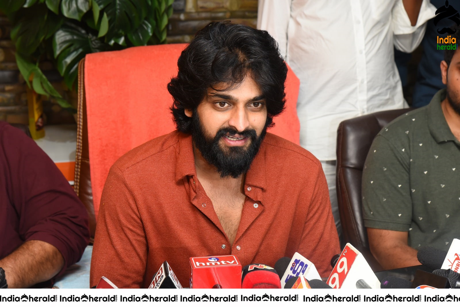 Actor Naga Shaurya Press meet stills during success tour at Ongole Set 1