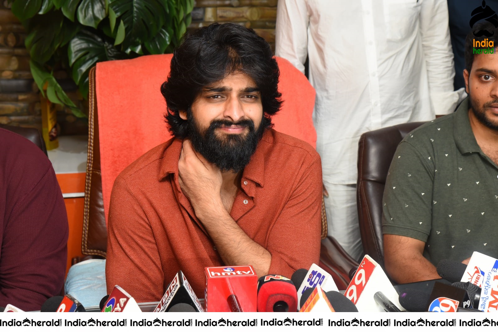 Actor Naga Shaurya Press meet stills during success tour at Ongole Set 1