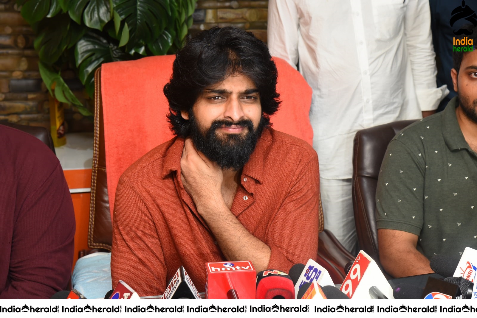 Actor Naga Shaurya Press meet stills during success tour at Ongole Set 1