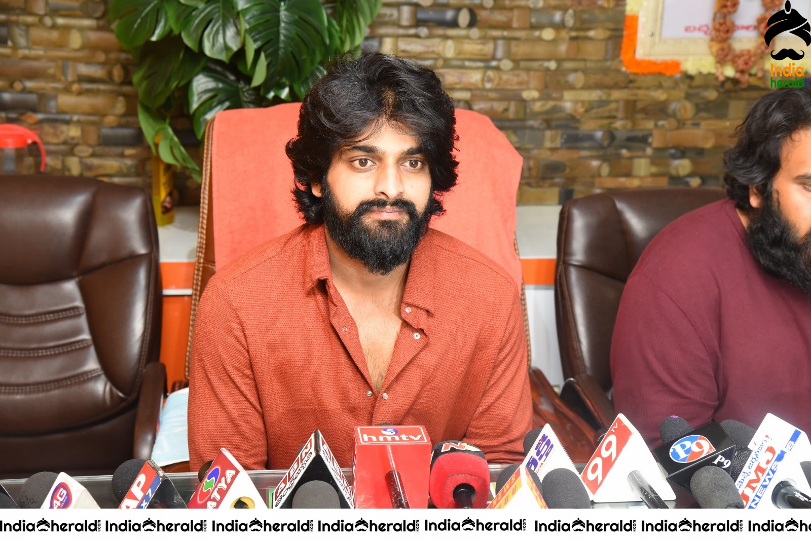 Actor Naga Shaurya Press meet stills during success tour at Ongole Set 1