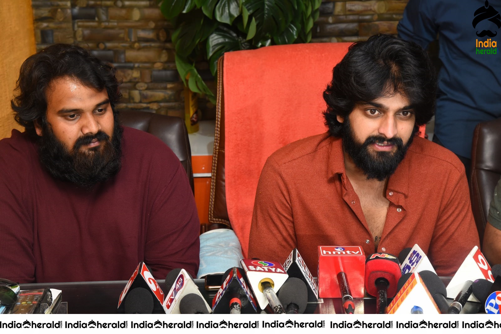 Actor Naga Shaurya Press meet stills during success tour at Ongole Set 1