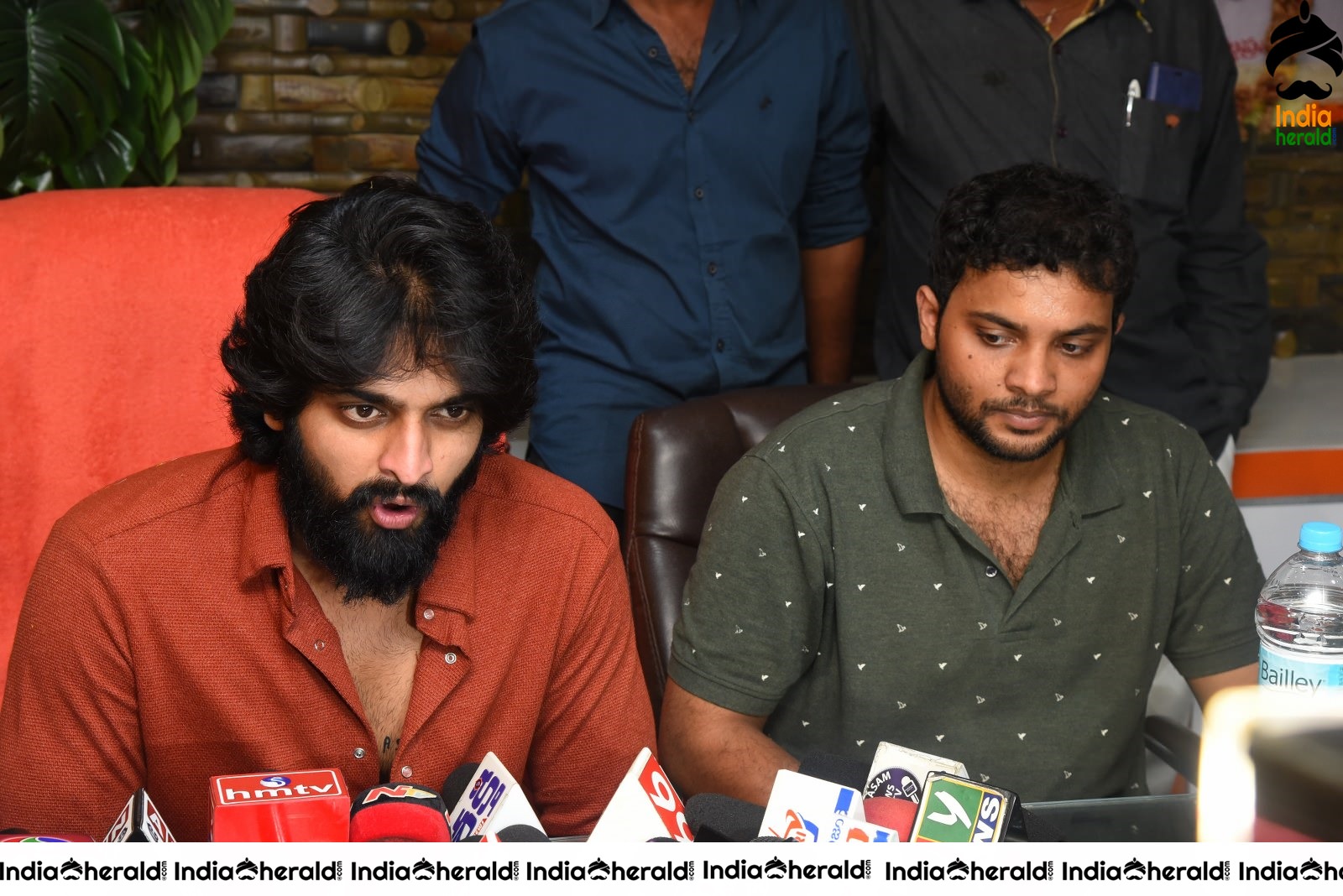 Actor Naga Shaurya Press meet stills during success tour at Ongole Set 1